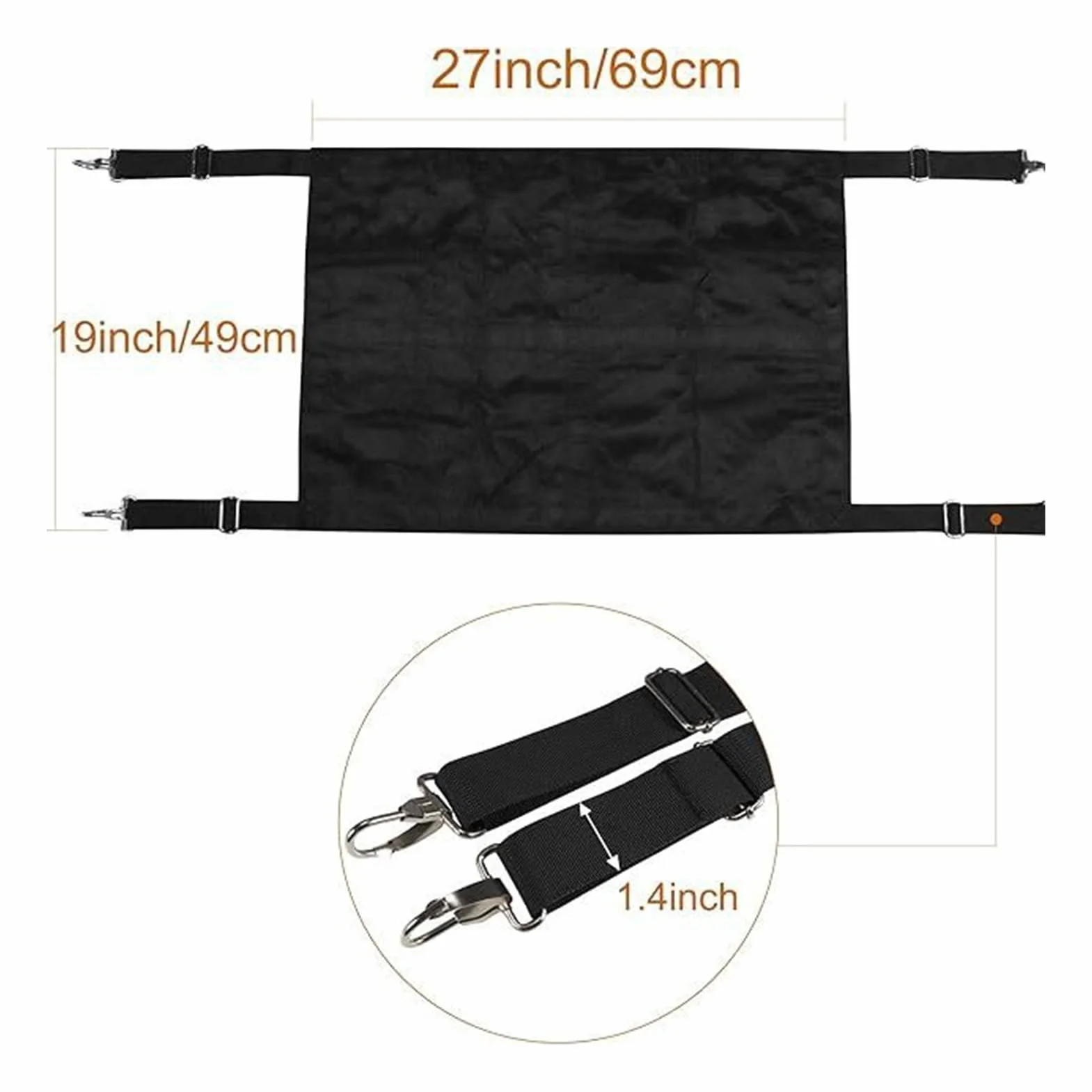 Porte de Box pour Chevaux avec Sangles Réglables - Protection pour Écuries et Centres Équestres