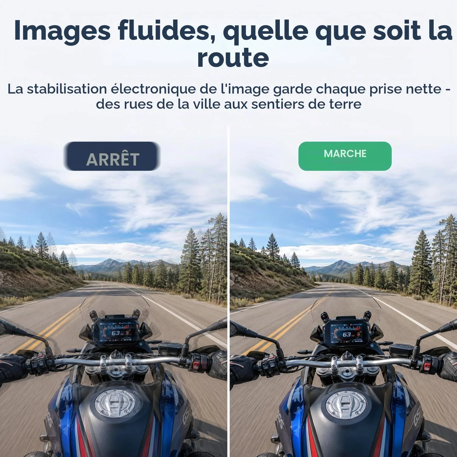AKASO V50 X Caméra de Sport 4K 30FPS Ultra HD avec Carte 64 Go, Télécommande, Écran Tactile, Stabilisateur