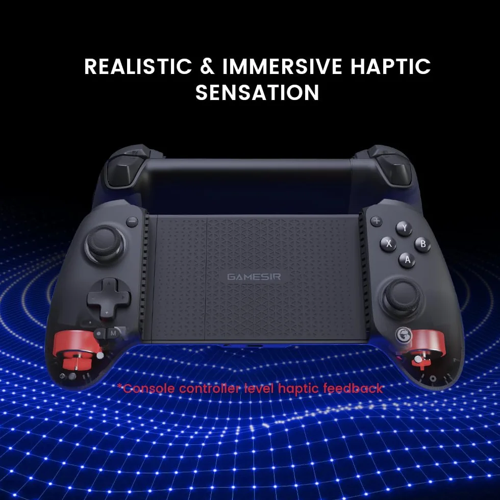 GameSir G8 Plus Manette de Jeu Mobile Bluetooth pour Switch & iOS & Android & Tablettes, Manette Sans Fil avec Joysticks/Gâchettes à Effet Hall, Jouez à Minecraft, Genshin Impact, Call of Duty Mobile