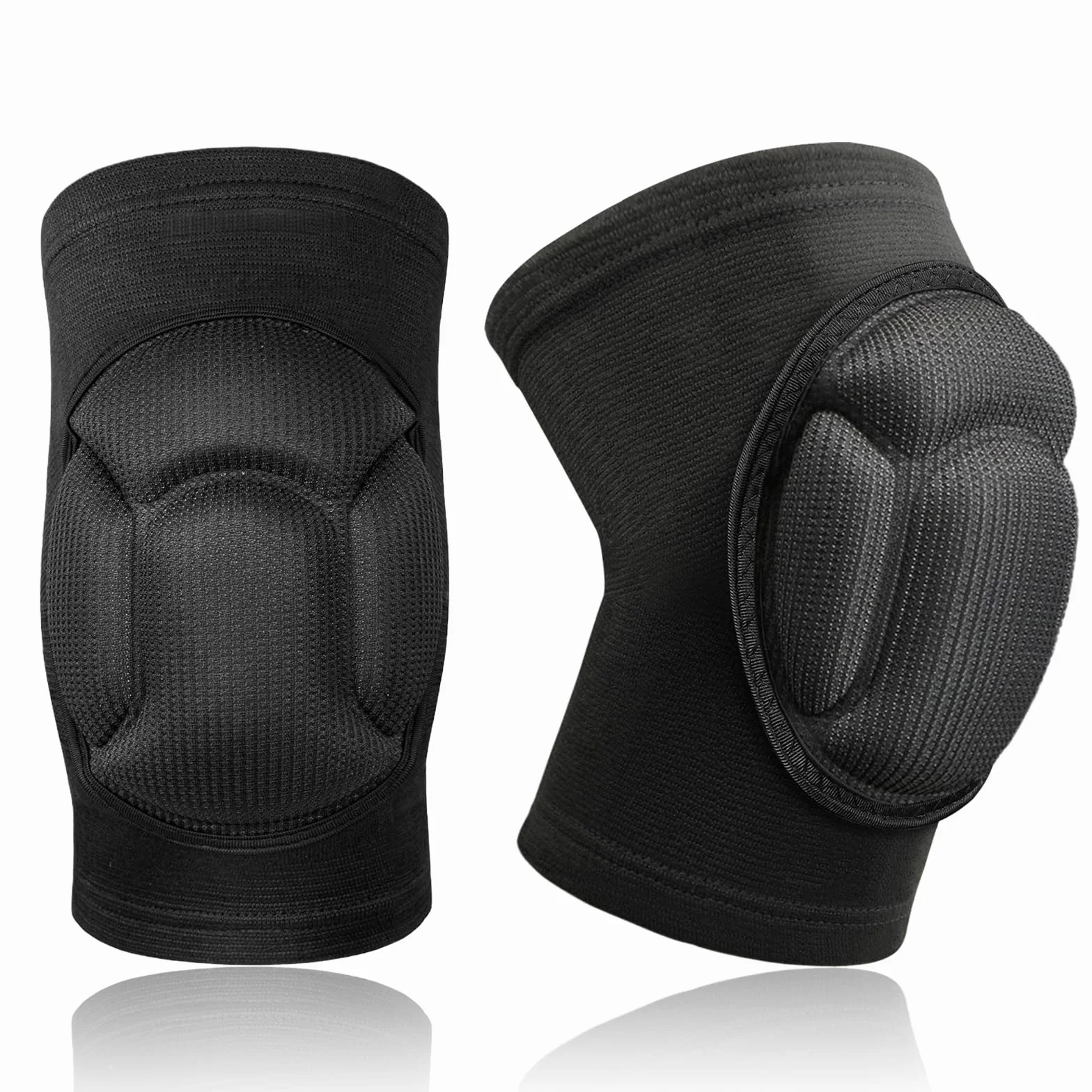 flintronic Genouillères de Protection 20 MM Épais Éponge Antidérapant pour Danse Volleyball Yoga Football Course