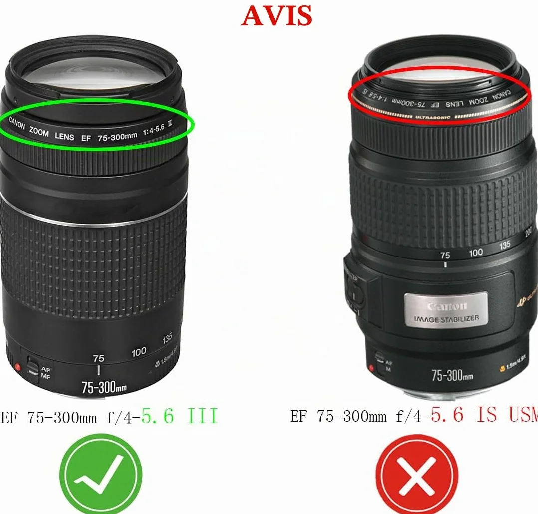 Pare-Soleil ET-60 pour Canon EF 75-300mm f/4-5.6 III,EF 75-300mm f/4-5.6 III USM, EF-S 55-250 mm f/4-5.6 is II,EF-S 55-250mm F/4-55 .6 n'est Pas Compatible avec STM,Canon 58mm Paresoleil