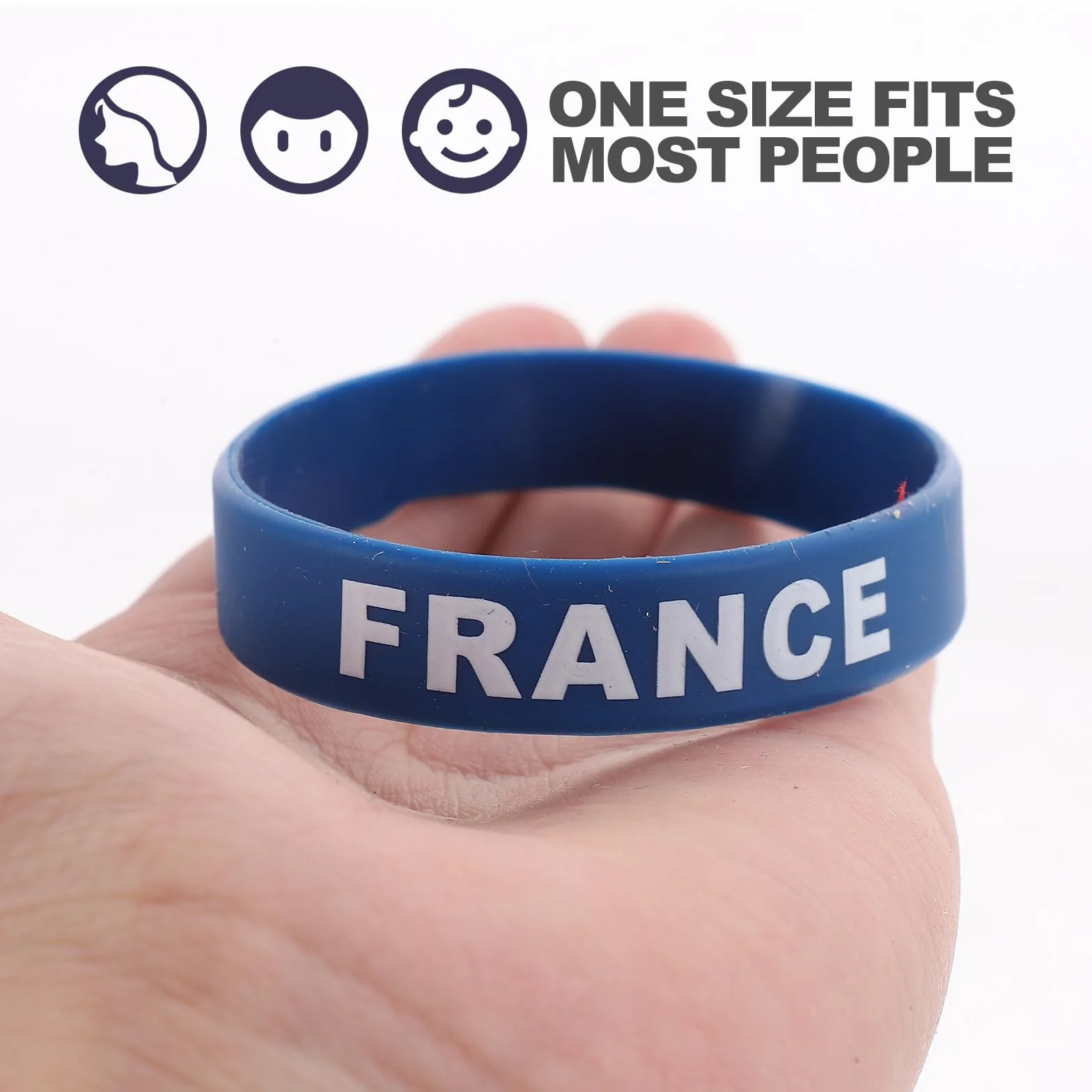 BESPORTBLE 5 Pièces Bracelet Cadeaux Drapeau Français Porte-clés Chaîne à Main