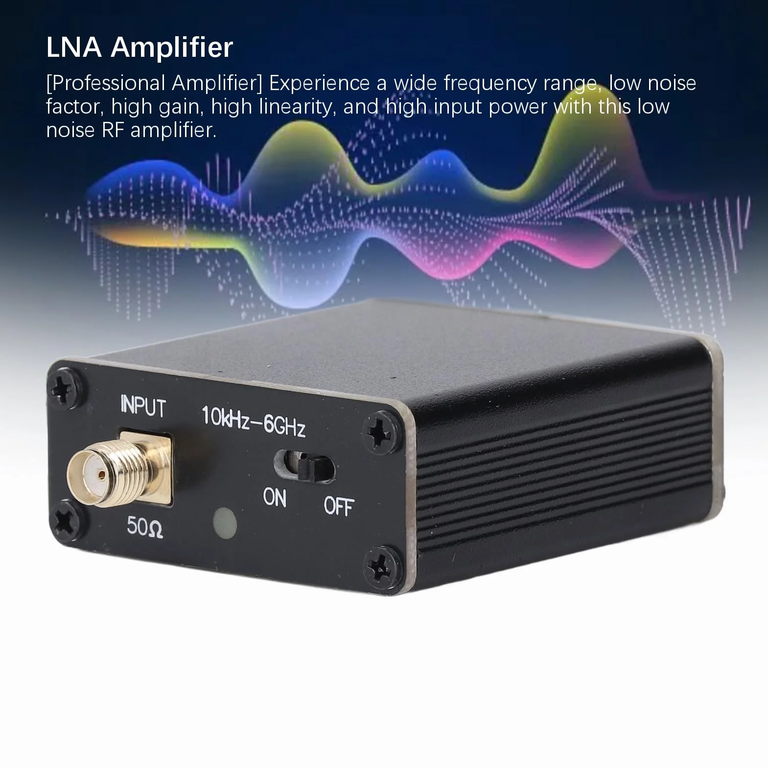 Amplificateur RF LNA Largeband 10k-6GHz 20 dB Gain 35 dBm IP3 pour Radio Amateur