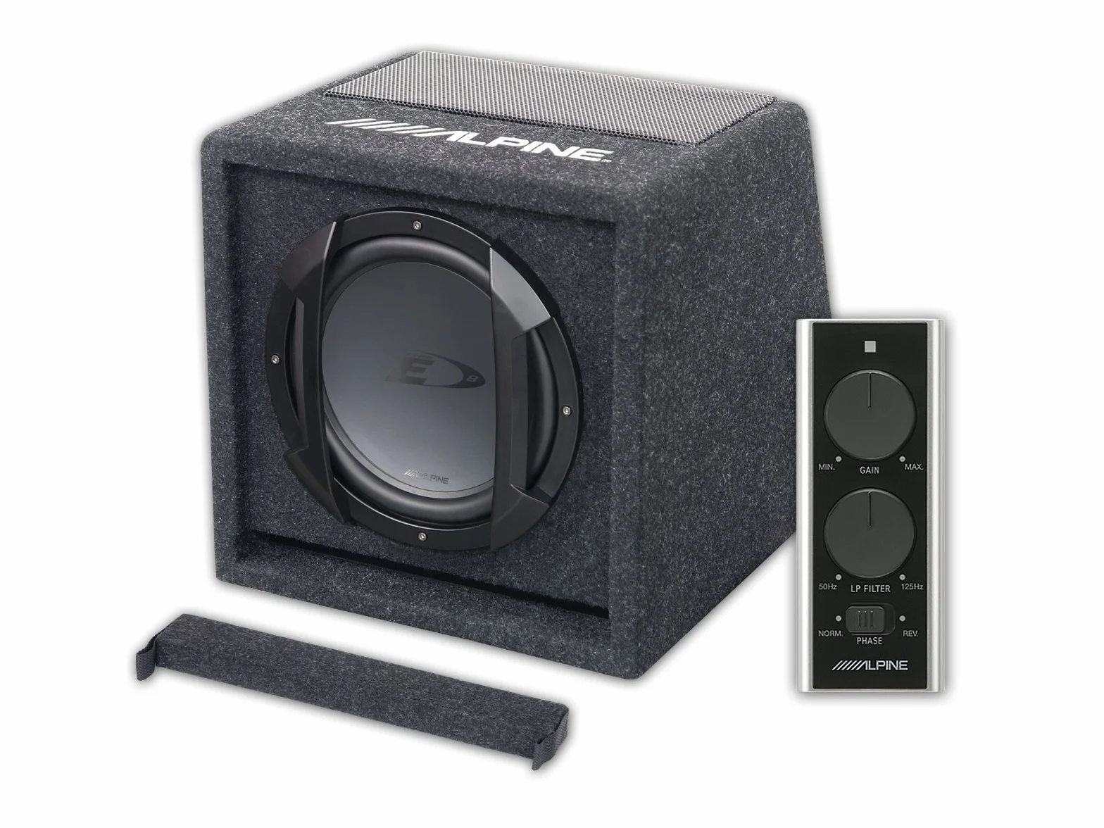 Alpine SWE-815 subwoofer/caisson de basses 100 W Caisson de basse actif Noir - Subwoofers/caissons de basses (100 W, Caisson de basse actif, 34 - 1500 Hz, 300 W, 91 dB, 4 Ohm)