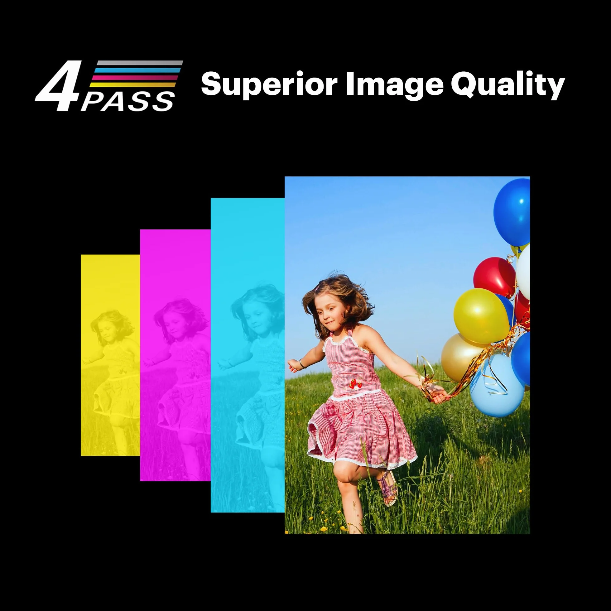 KODAK Mini Shot 4 Era Cadeau Noel 4PASS 2-in-1 Appareil Photo Instantané et Imprimante Photo Portable (10x10cm) (Lot Accessoire avec 38 Feuilles, Noir)