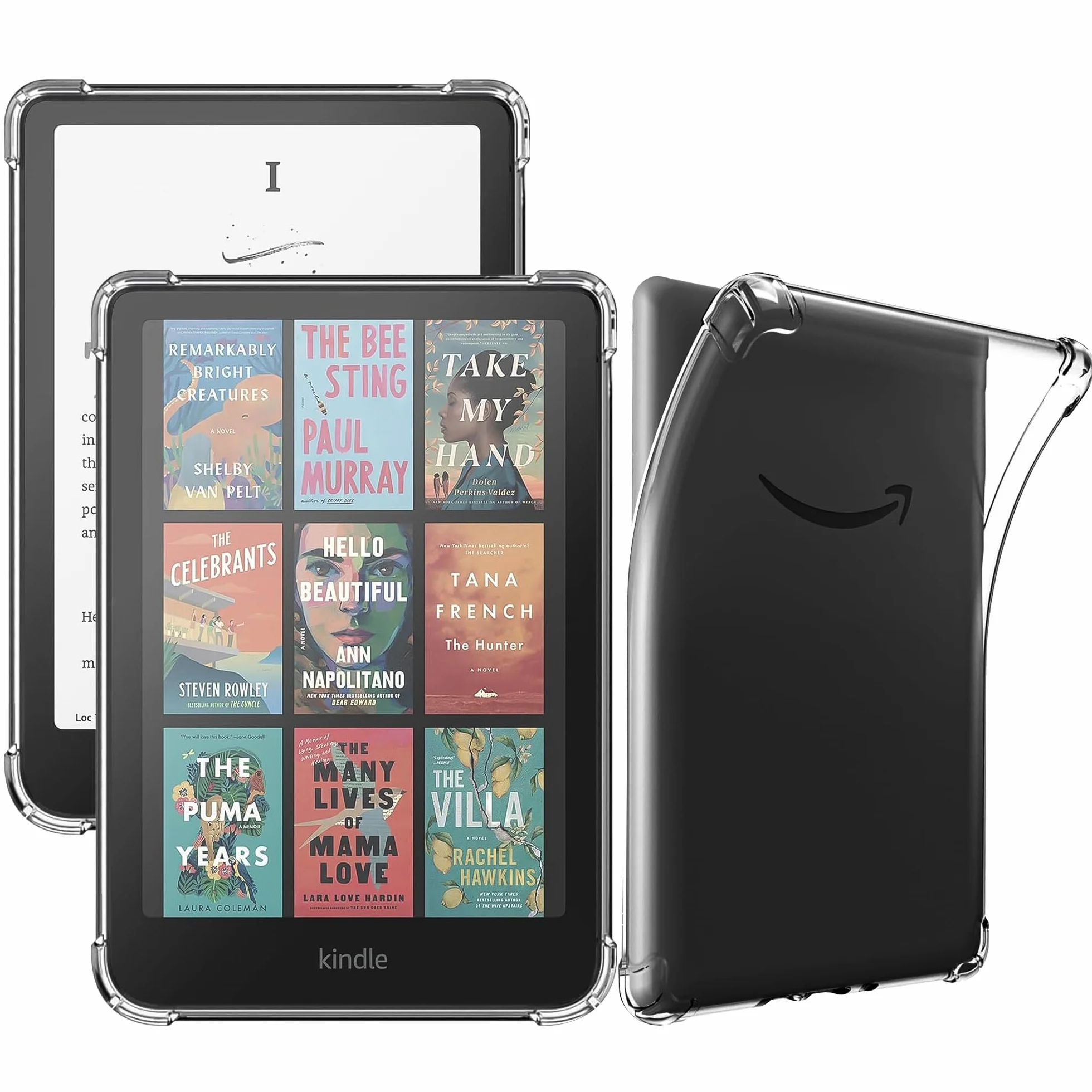 Coque pour Kindle Paperwhite 12ème génération 2024 7" et Kindle Colorsoft Signature Edition, légère, anti-rayures et antichoc en TPU souple