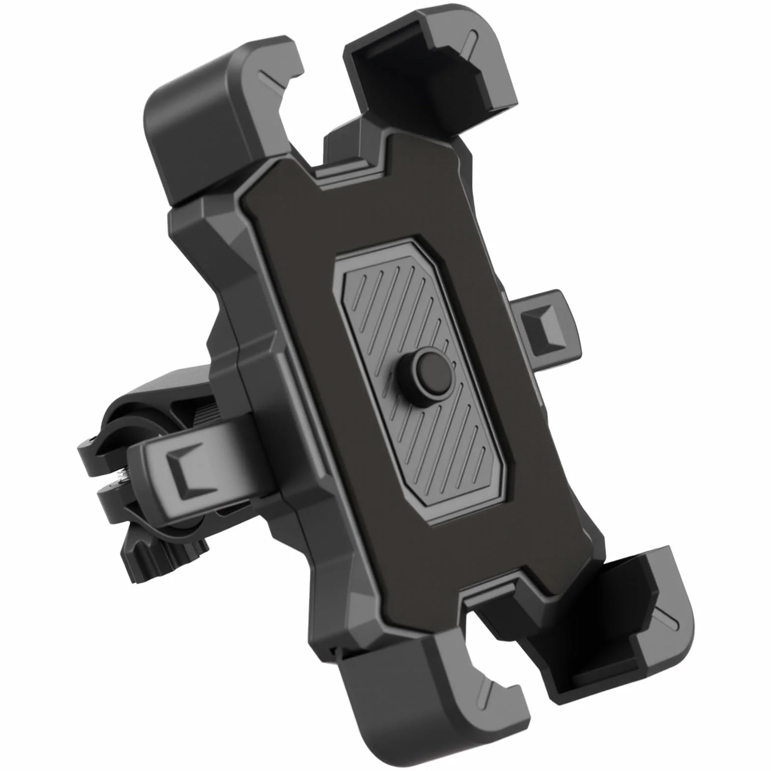Support Téléphone Vélo Moto, Support Telephone Porte Telephone Velo Guidon Universel pour Trotinette Electrique Scooter VTT avec 360° Rotation pour iPhone 17 16 15 14 13 5,5"-7,9" Smartphones GPS