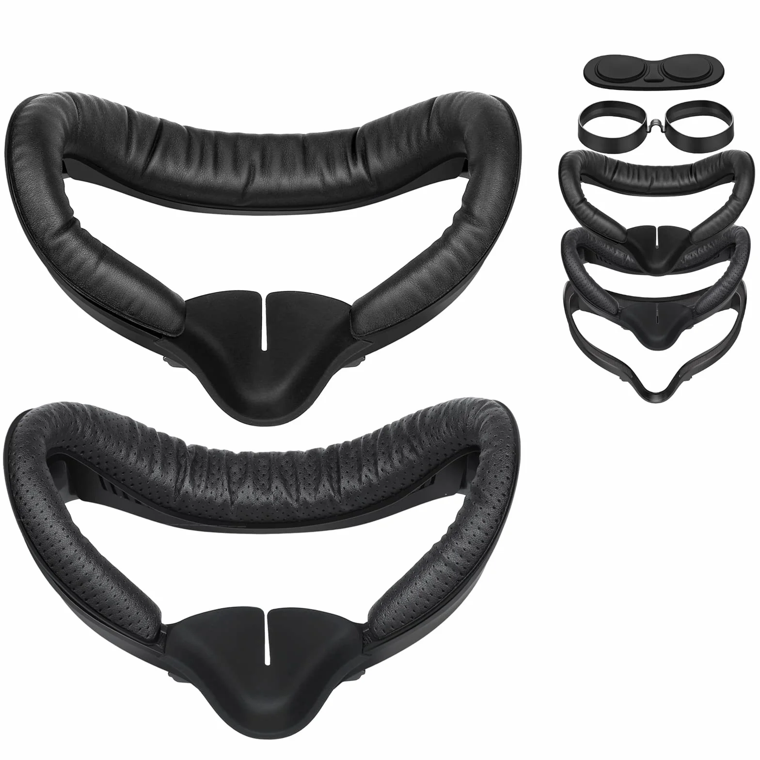 Interface Faciale pour Oculus Meta Quest 2 Accessoires Kit 7 en 1 avec Coussin de Protection