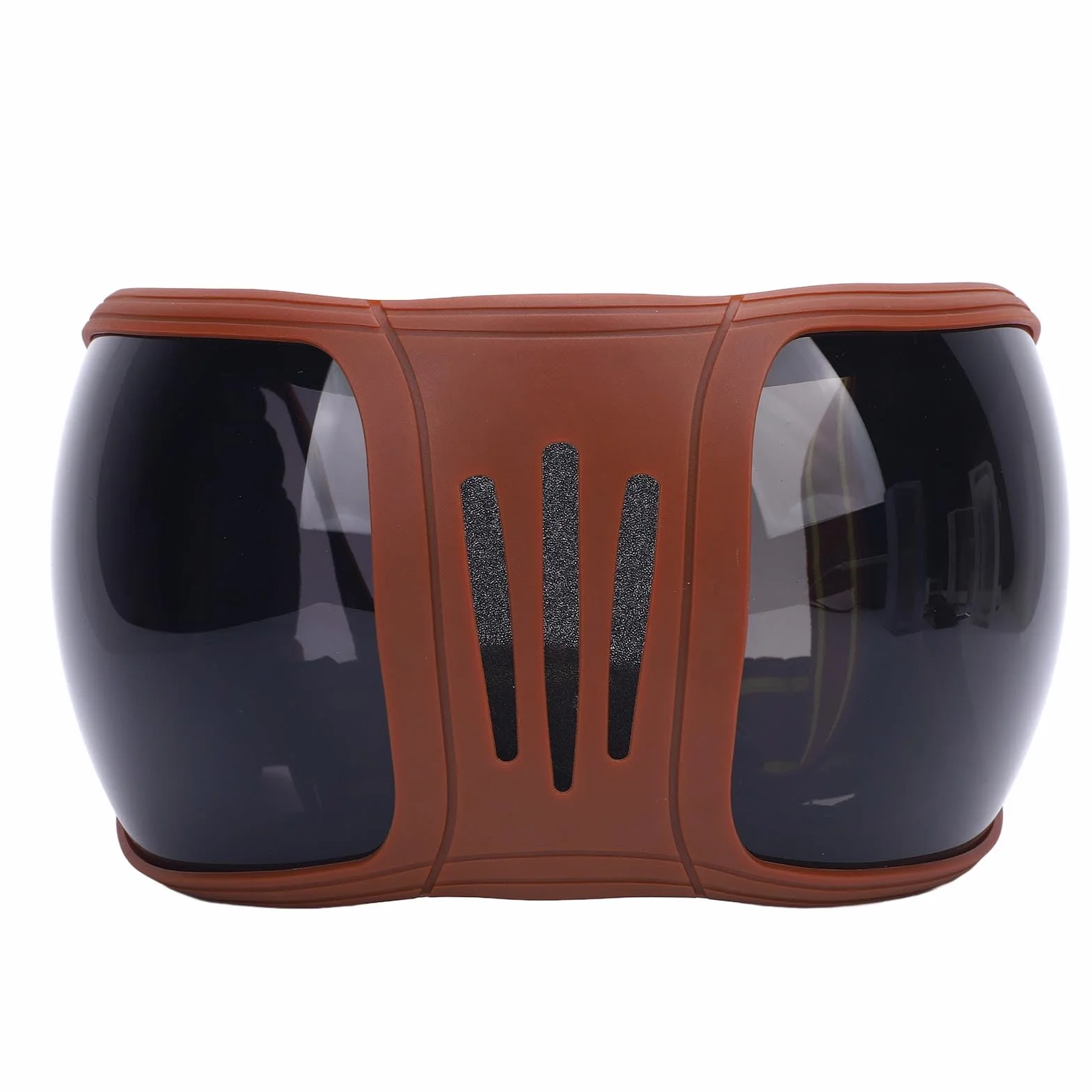 Lunettes d'équitation UV400 Sangles Réglables Rembourrage Mou Sportives Soleil (Gray)