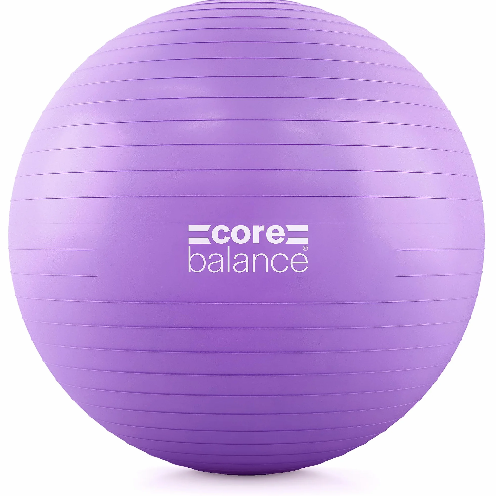 Ballon de Grossesse Anti-éclatement Core Balance avec Pompe - Ballon Pilates Violet