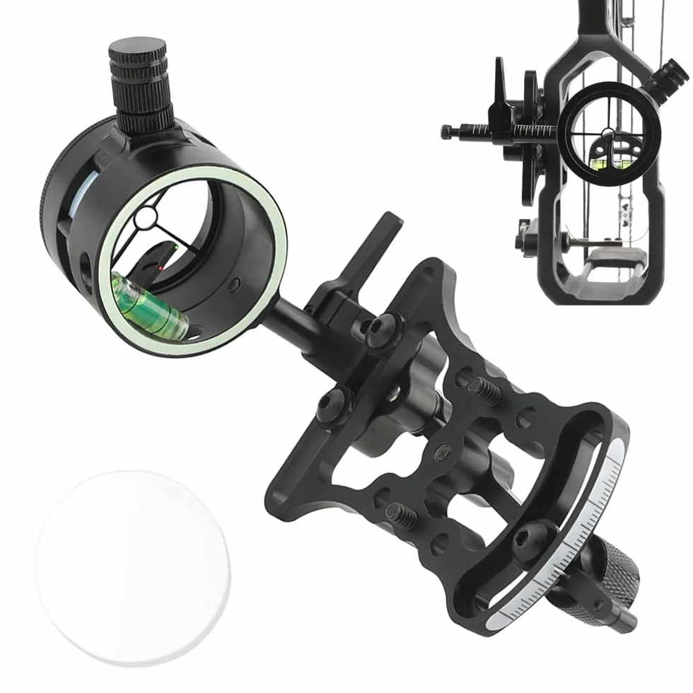 Viseur pour Arc à Poulies SHARROW 1 Broche 0.019" Aluminium Ajustement Rapide