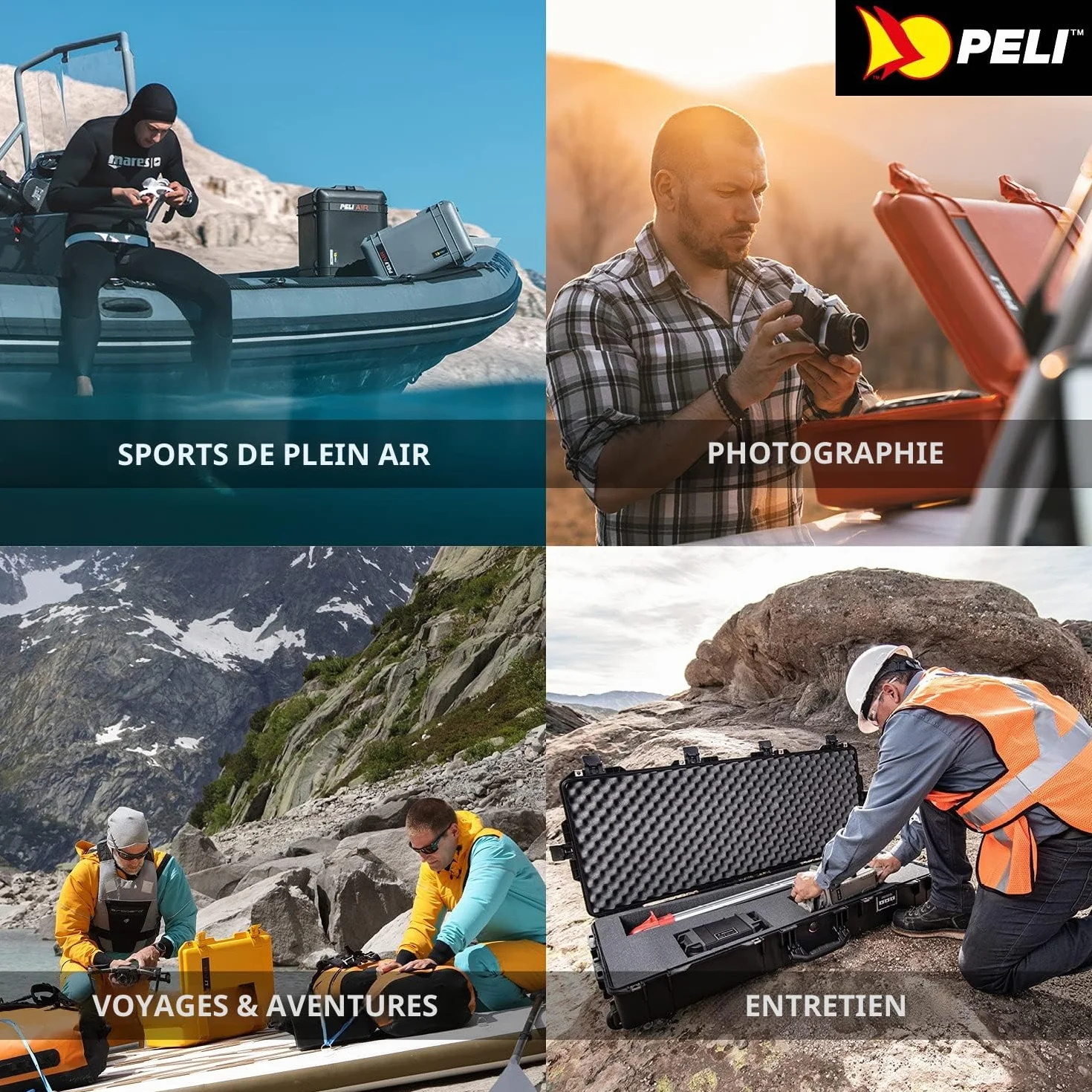 Peli 1201 Set de Mousse de Rechange Noir Compatible avec Peli 1200