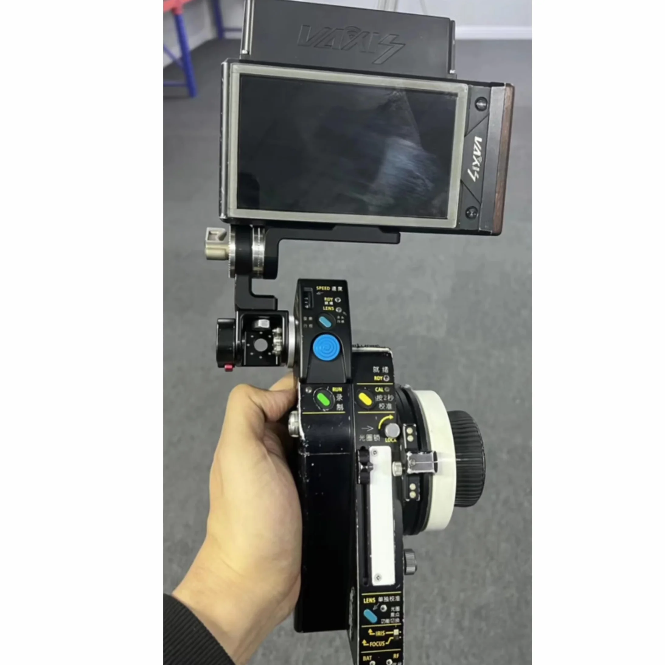 HangTon Bloc 3/8" Filetage Support Verrouillage Montage Adaptateur pour ARRI Sony RED Caméra Objectif Moteur Teradek Sans Fil Noir