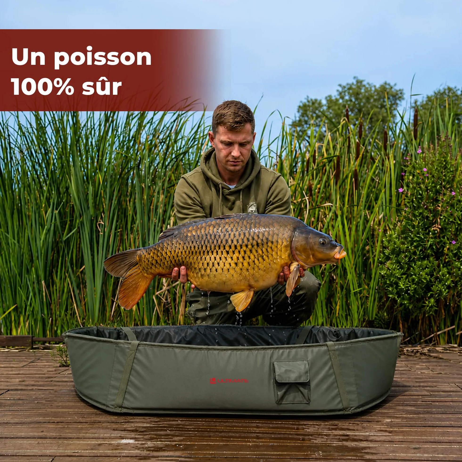 Adventure Carp Cradle Tapis De Réception Sac De Conservation