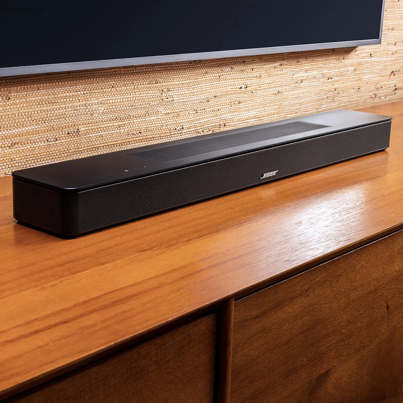 Bose Barre de Son Intelligente Dolby Atmos Bluetooth avec Alexa, Compatible Google Assistant, Noir