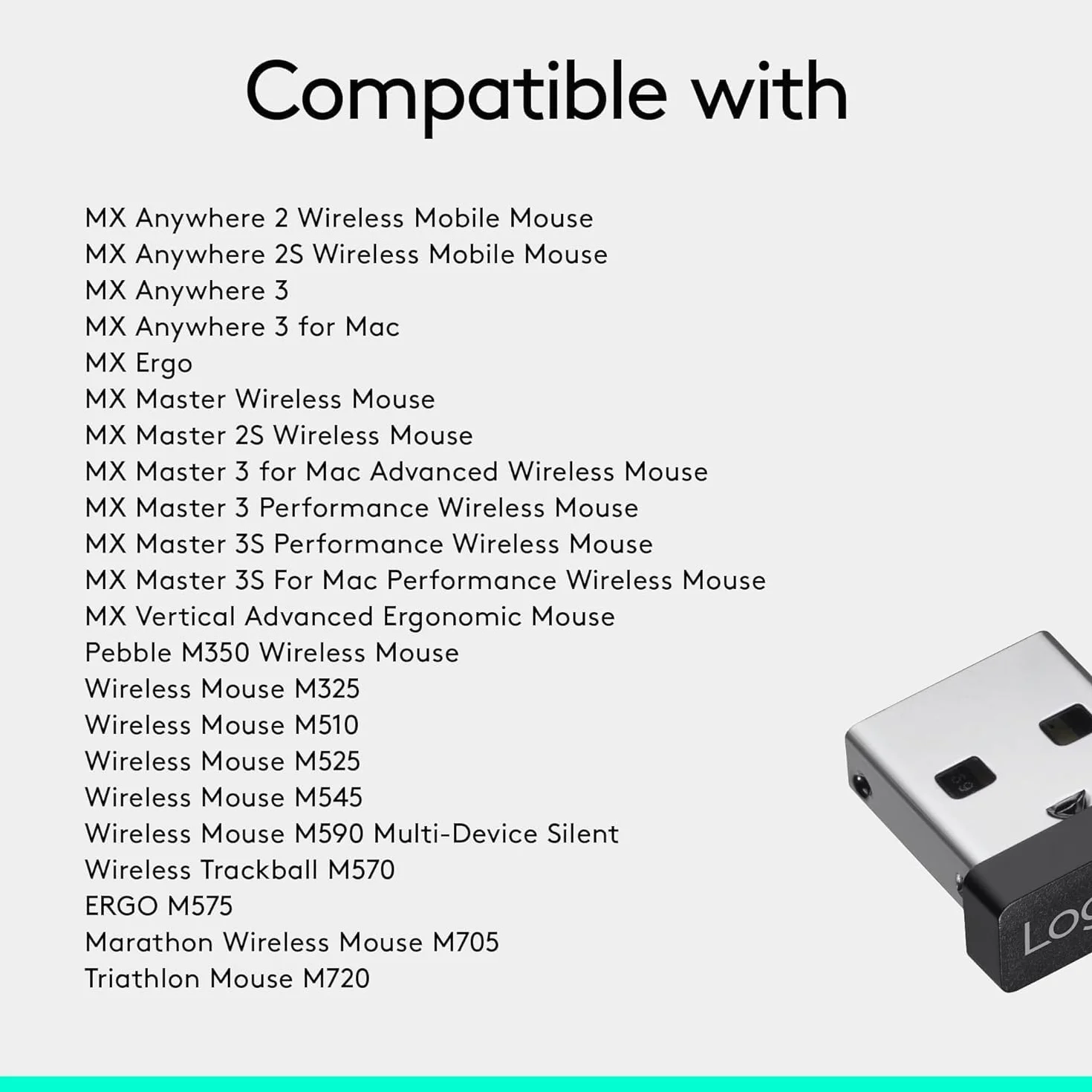 Logitech Récepteur USB Unifying (étendu)
