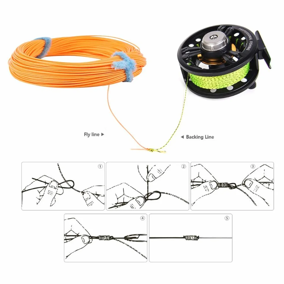 Alomejor Ligne de pêche à la Mouche en Nylon WF 4/5/6/7/8 Monofilament Souple Forte résistance Lancer précis