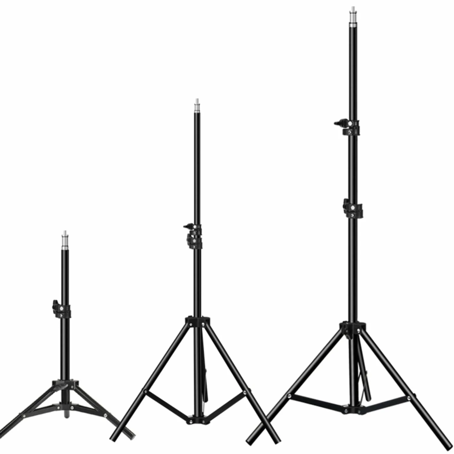 Support projecteur trépied réglable 160 cm noir