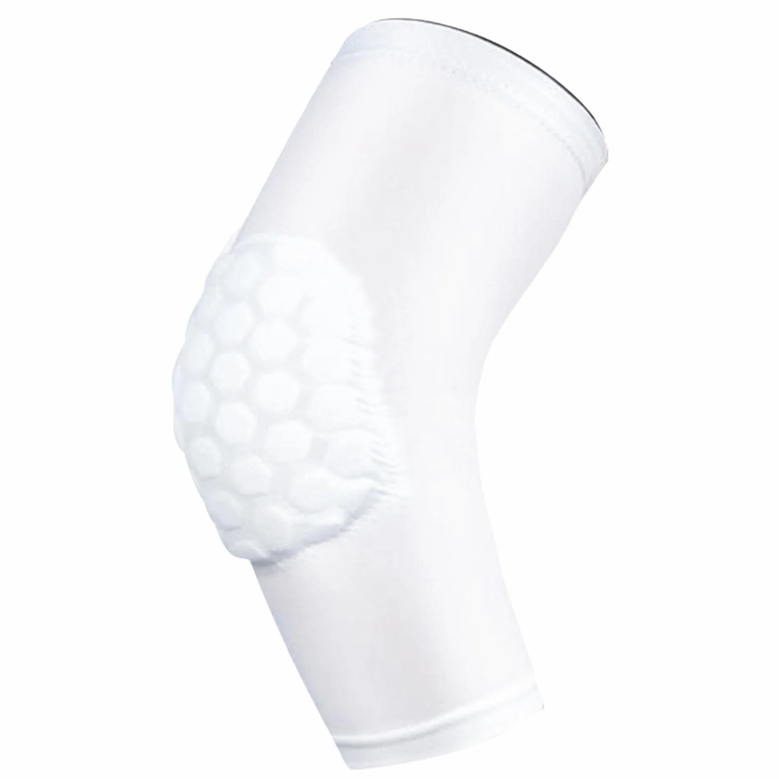Coudières pour Enfants Adultes Basket-Ball Baseball Volley-Ball Manchons Rembourrés Nid d'Abeille Coton Extensible Respirant