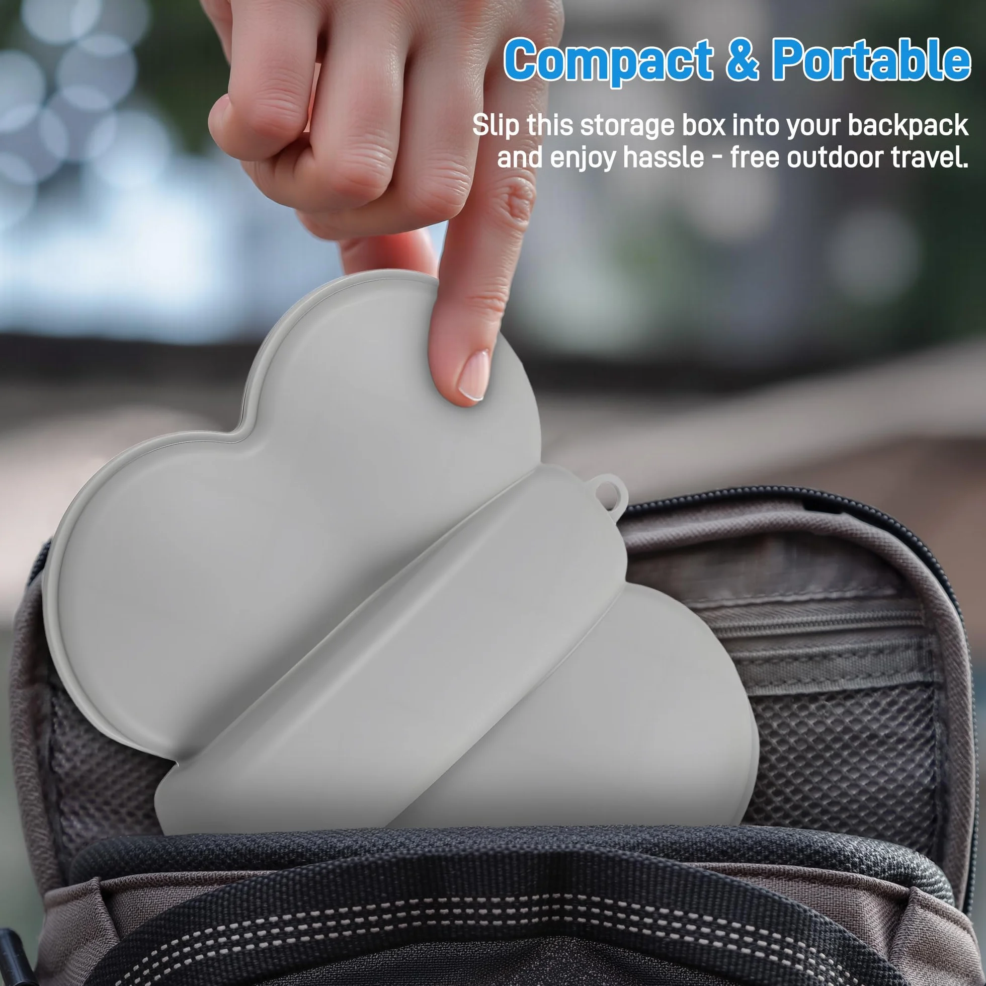 Starvortex Étui de Transport pour DJI Neo, Sac de Transport pour DJI Neo Anti-Chocs et Anti-Rayures, Plastique Étui de Rangement Ultra-Léger de 73 g, Accessoires pour DJI Neo avec Boucle de Randonnée