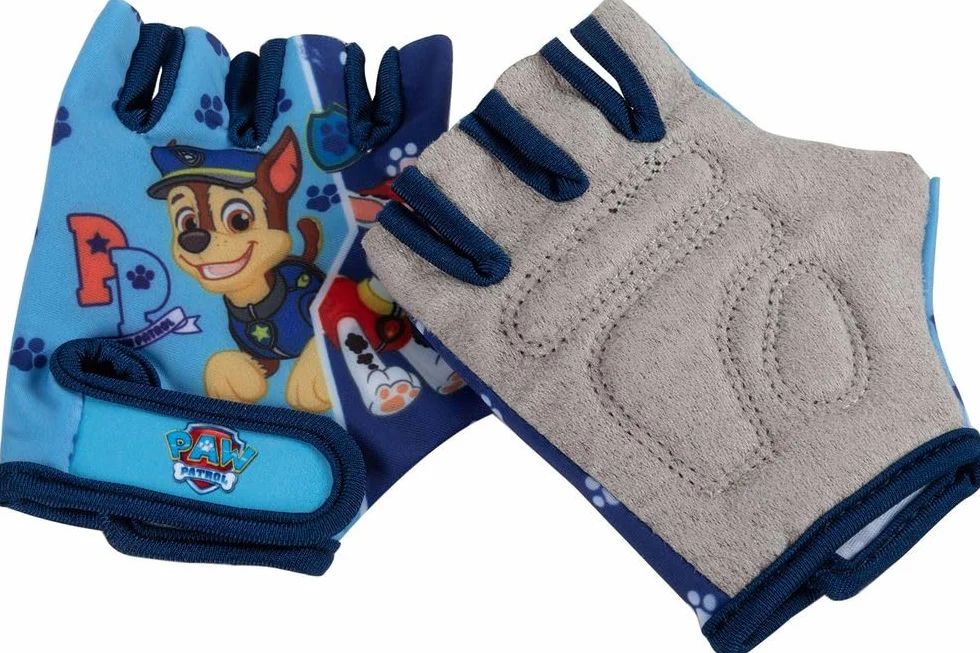 Kit protection vélo enfant Paw Patrol, genouillères coudières et gants