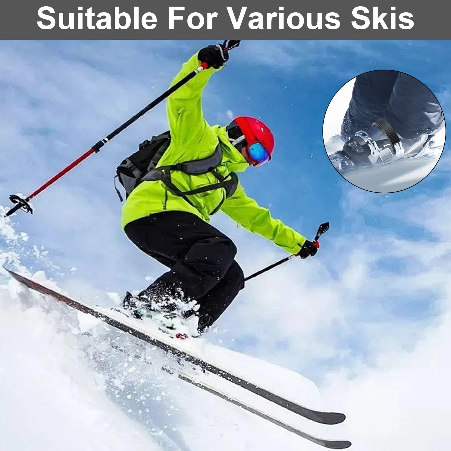 Sangles de Fixation pour Snowboard 3 Paires
