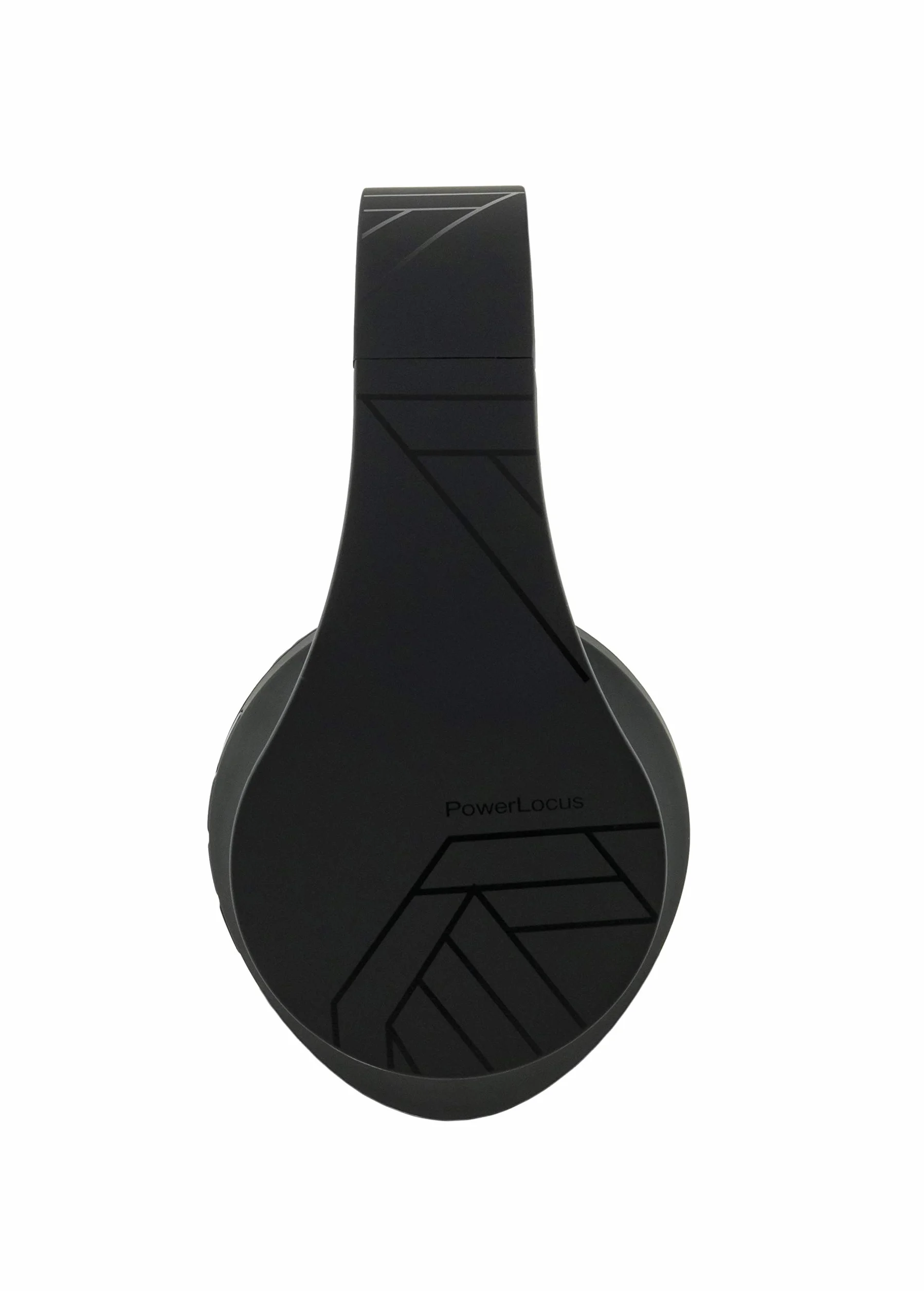 PowerLocus Casque Bluetooth Audio stéréo Pliable sans Fil et Filaire avec Micro intégré, Micro SD/TF, FM pour iPhone/Wiko/Samsung/iPad/PC (Noir)