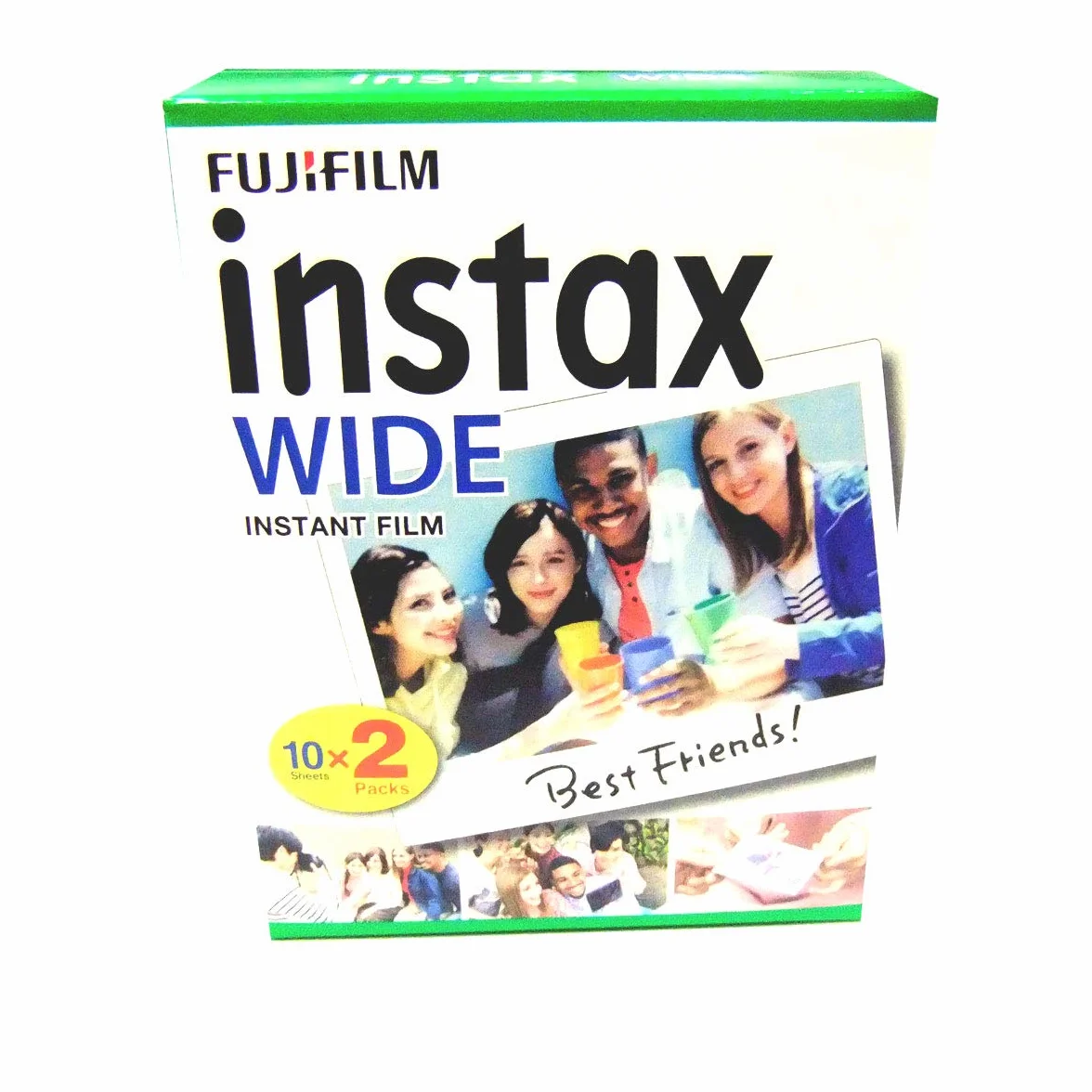 Fujifilm Instax Wide – Lot de 5 boîtes de 20 pellicules (100 photos format large) pour appareil photo instantané Fuji Instax 210 200 100 300