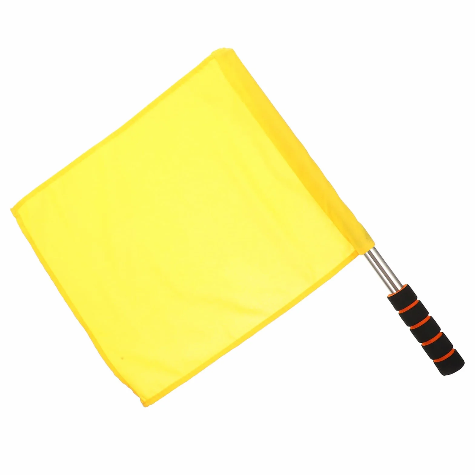 Amosfun Drapeau Jaune de Signalisation pour Arbitre Football Plein Air