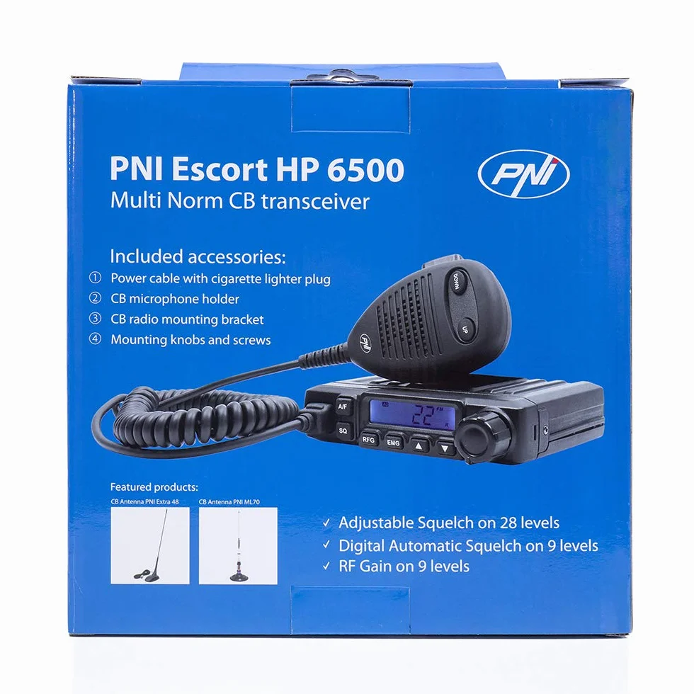 Antenne sans Fil CB PNI Escort HP 6500 ASQ + Pack CB PNI S9 avec Aimant