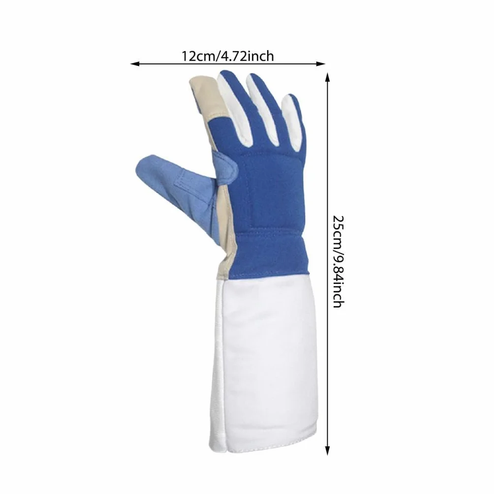 Oshhni Gants d'Escrime Antidérapants Lavables Équipement d'Entraînement pour Adultes, Enfants