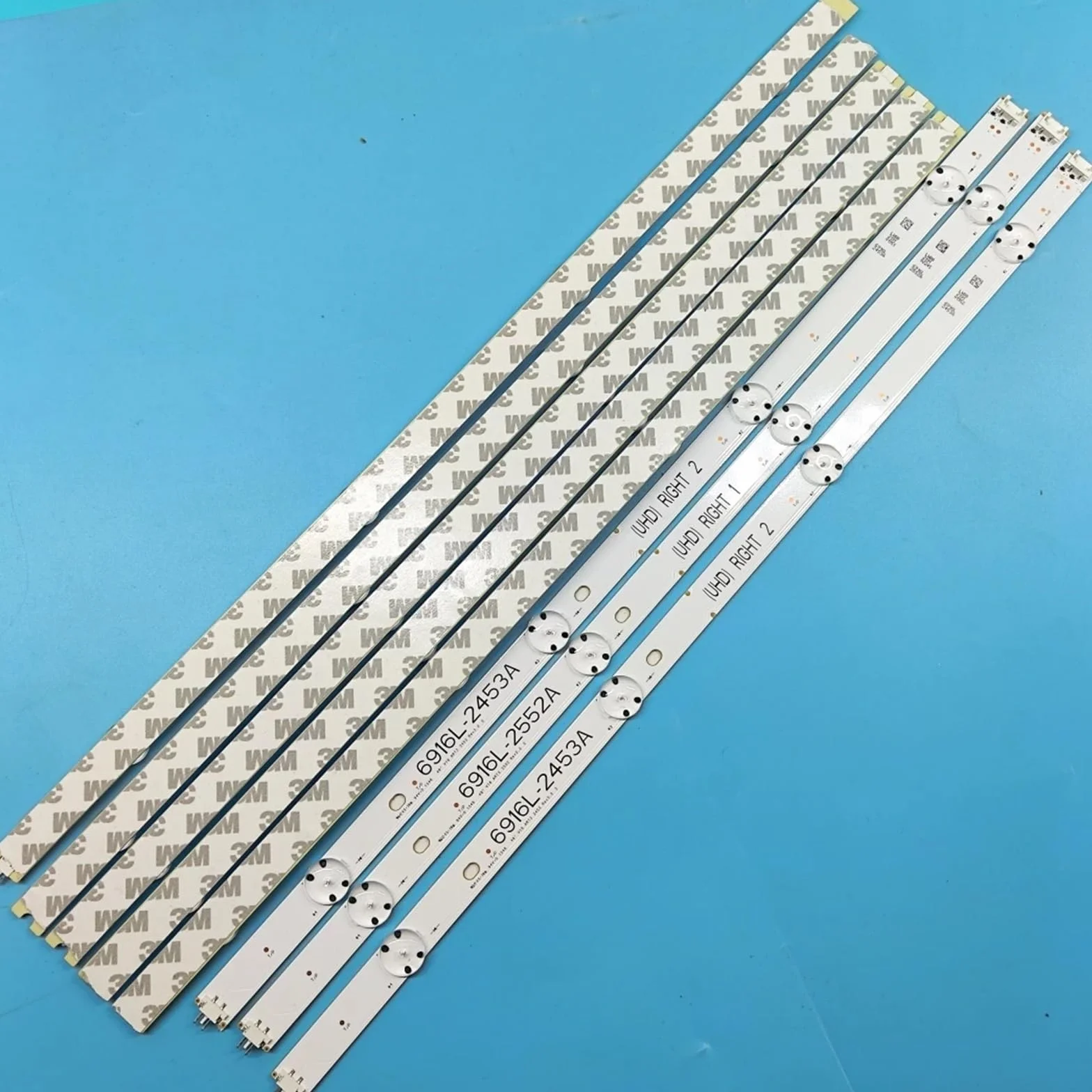 Bande De Rétroéclairage LED Pièce/Ensemble, for LG TV 49 Pouces 49UH6500 6916L-2452A 6916L-2453A 6916L-2551A 6916L-2552A 49UH676V 49UH650V 49UH668V
