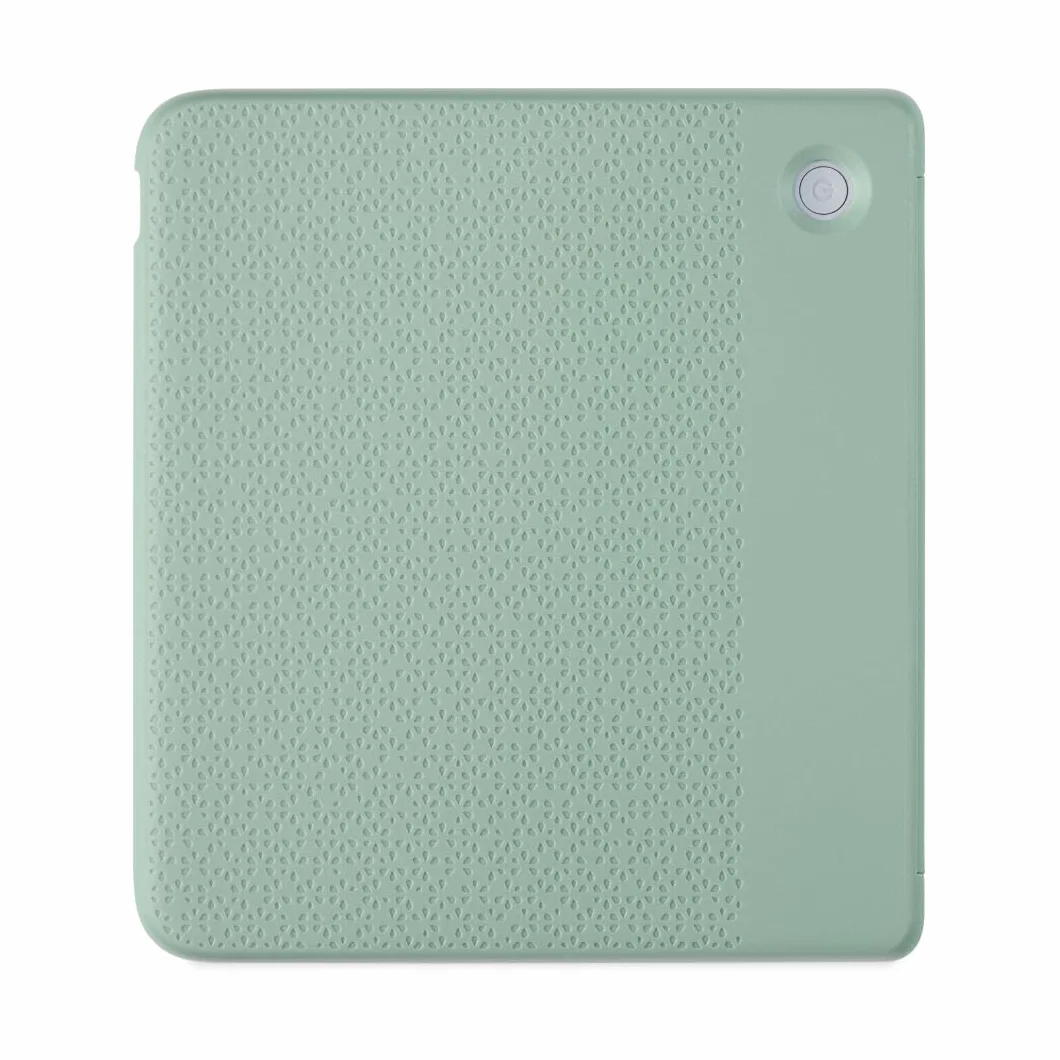 Étui SleepCover Basique pour Kobo Libra Colour | Vert Jardin | Technologie de Mise en Veille/réveil | Cuir végan | Compatible avec la liseuse Kobo Libra Colour 7"