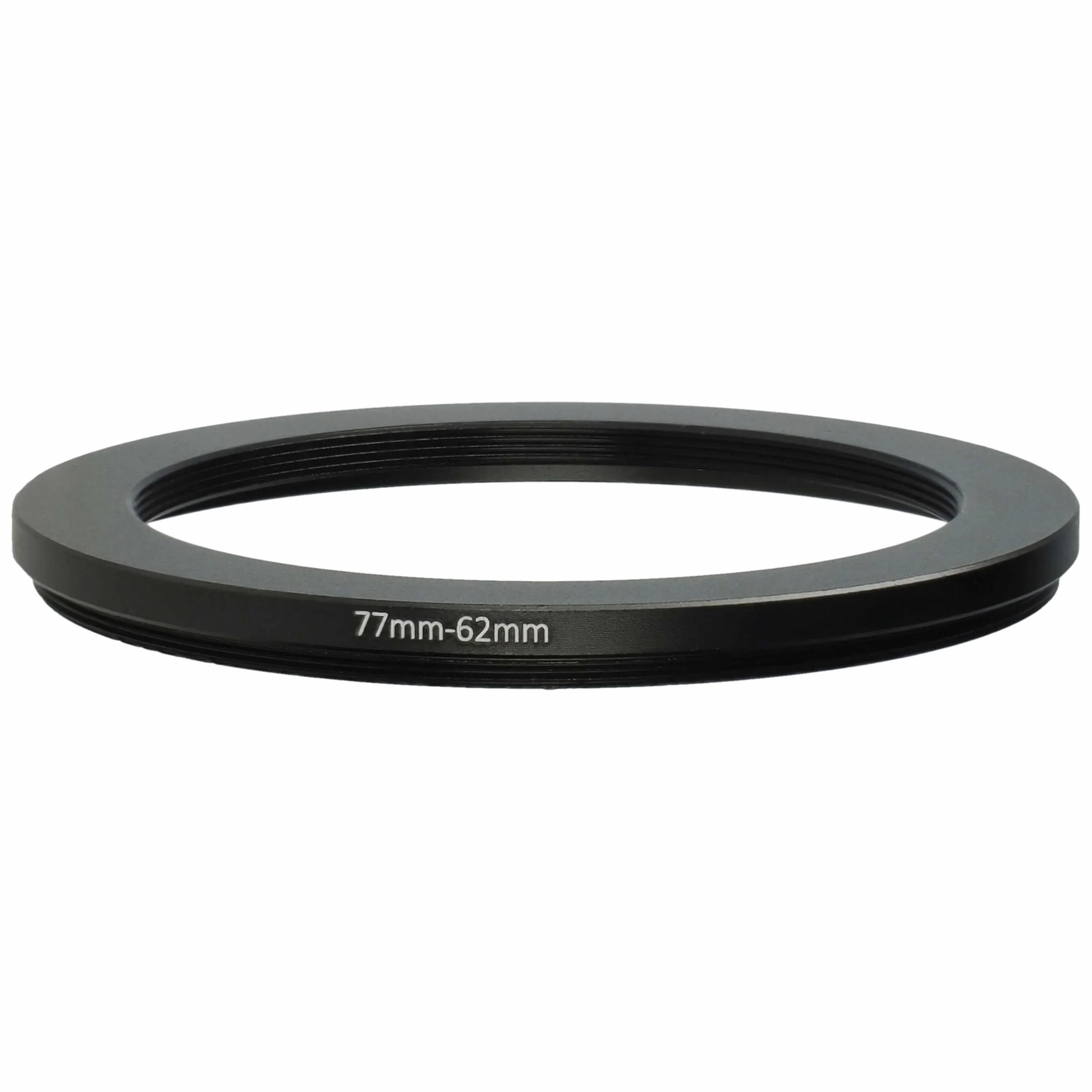 vhbw Bague d'adaptation Step-Down 77 mm vers 62 mm Réducteur métal pour Appareil Photo