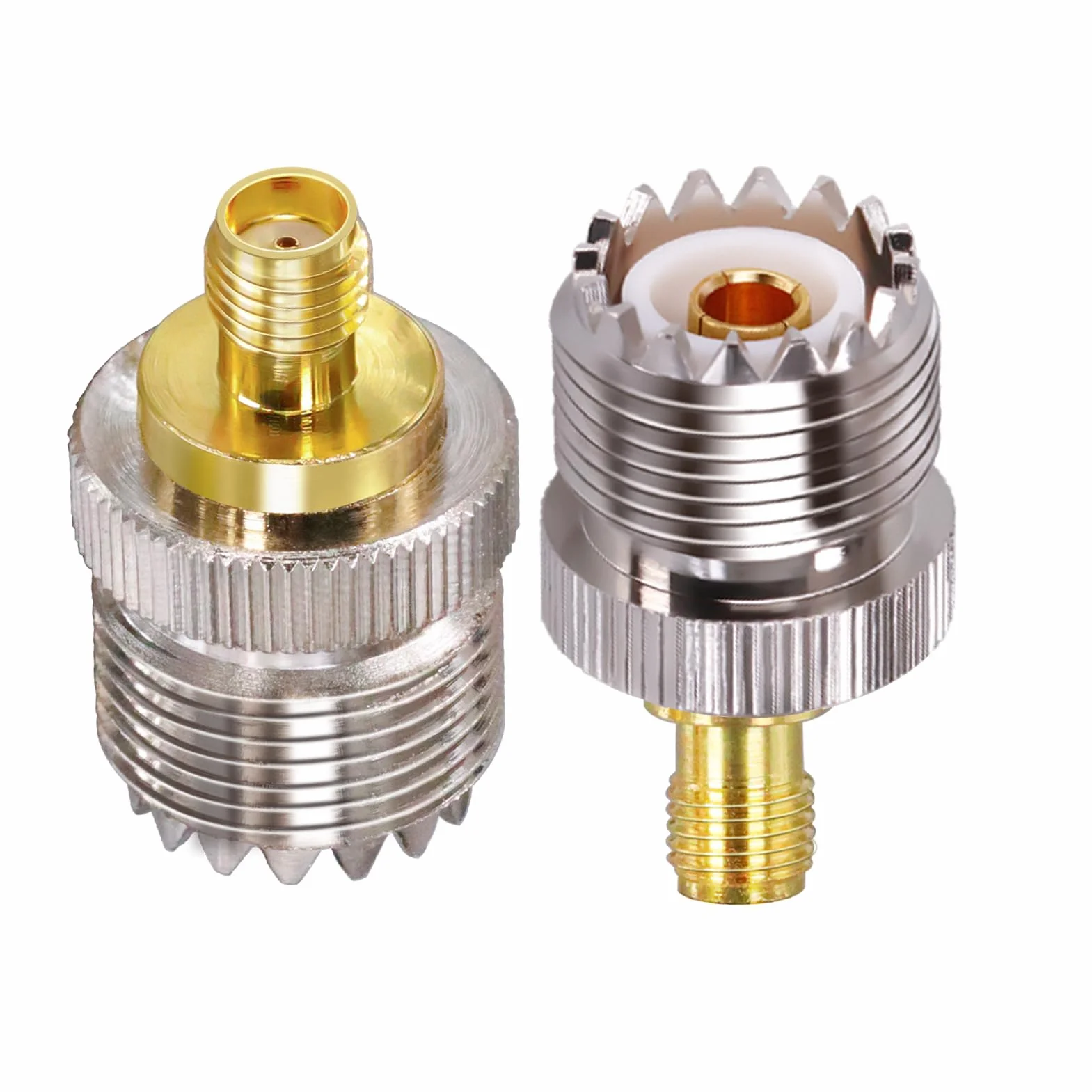 TUOLNK Adaptateur SMA vers PL259 Connecteur coaxial 2 pièces pour antenne Radio CB avec Prises SO239 et SMA