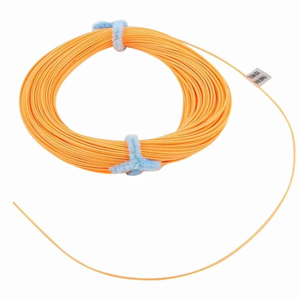 Alomejor Ligne de pêche à la Mouche en Nylon WF 4/5/6/7/8 Monofilament Souple Forte résistance Lancer précis