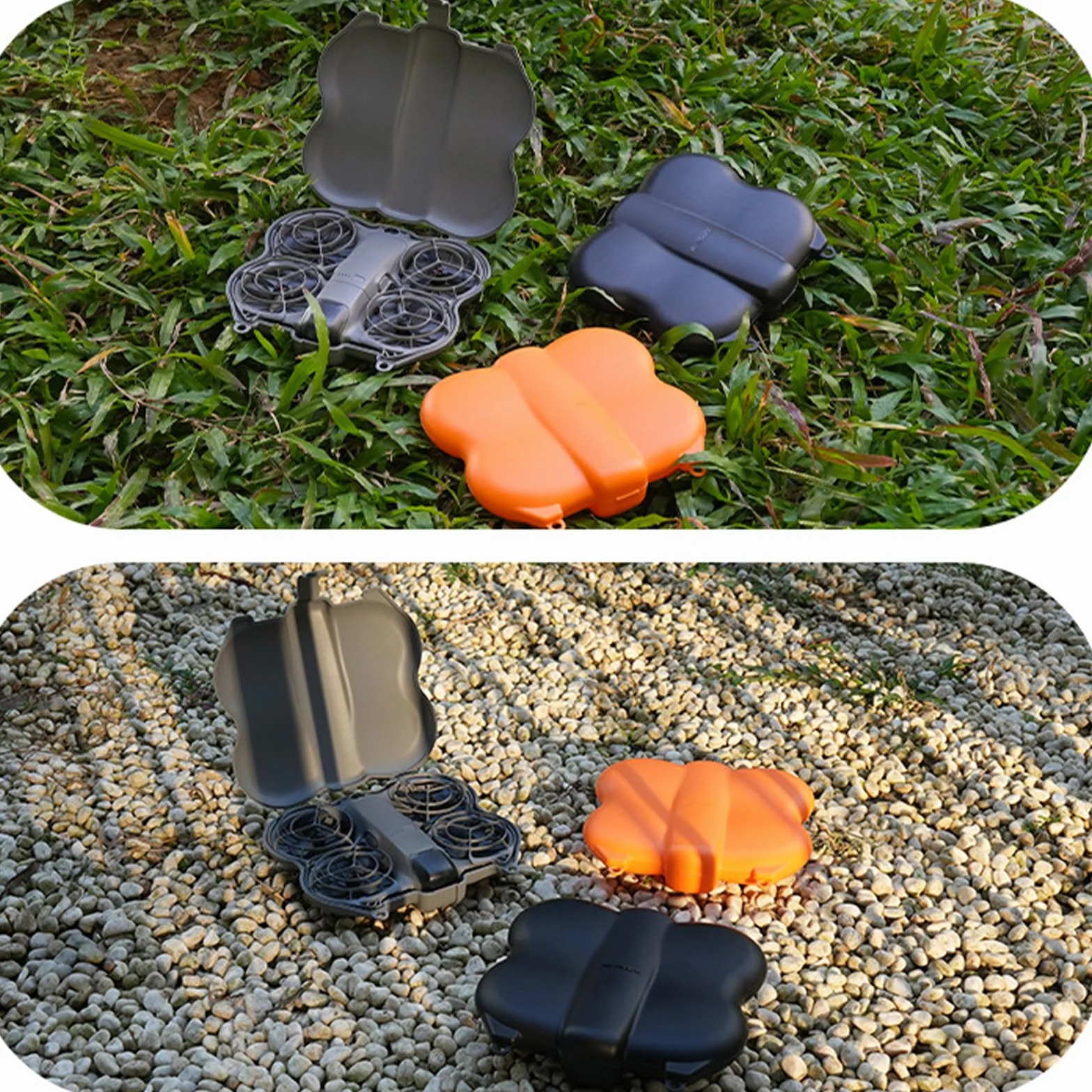 Étui Plastique pour DJI Neo 2 Étui de Transport Drone Sac de Protection Sac de Rangement Drone Accessoires pour DJI Neo 2, Compact Portable Léger (Blcak)
