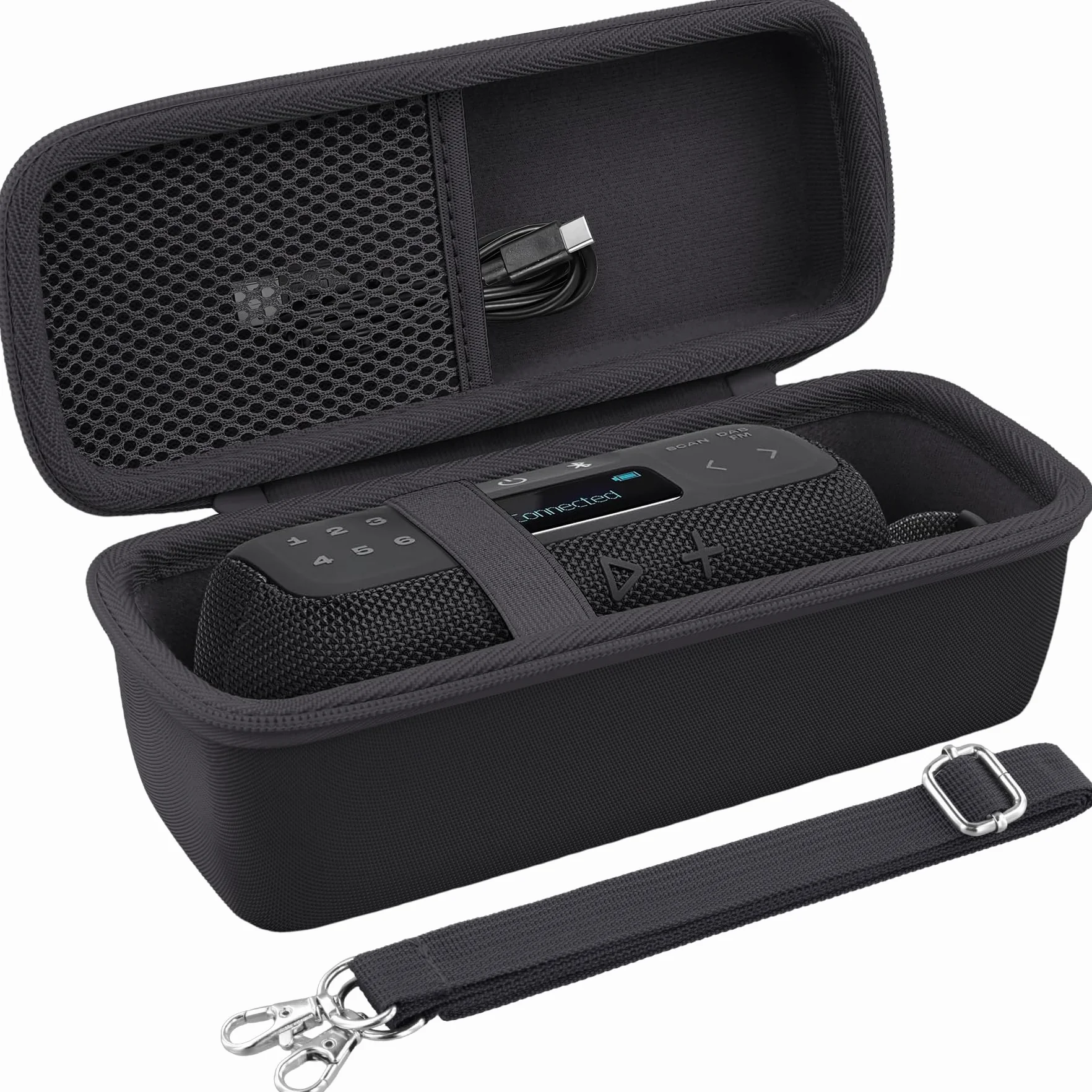 co2CREA Dur Étui de Voyage Rigide Housse Cas Coque pour JBL Tuner 3 Portable