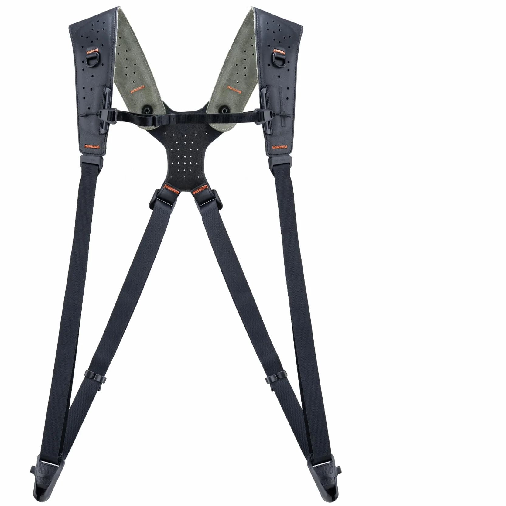 PGYTECH Sangle Appareil Photo Master, Harnais Double Épaule en Cuir pour 3 Caméras, Harnais d'Appareil Photo pour Photographes Professionnels, Sports/Faune/Mariage/Événements Sangles d'Appareil Photo