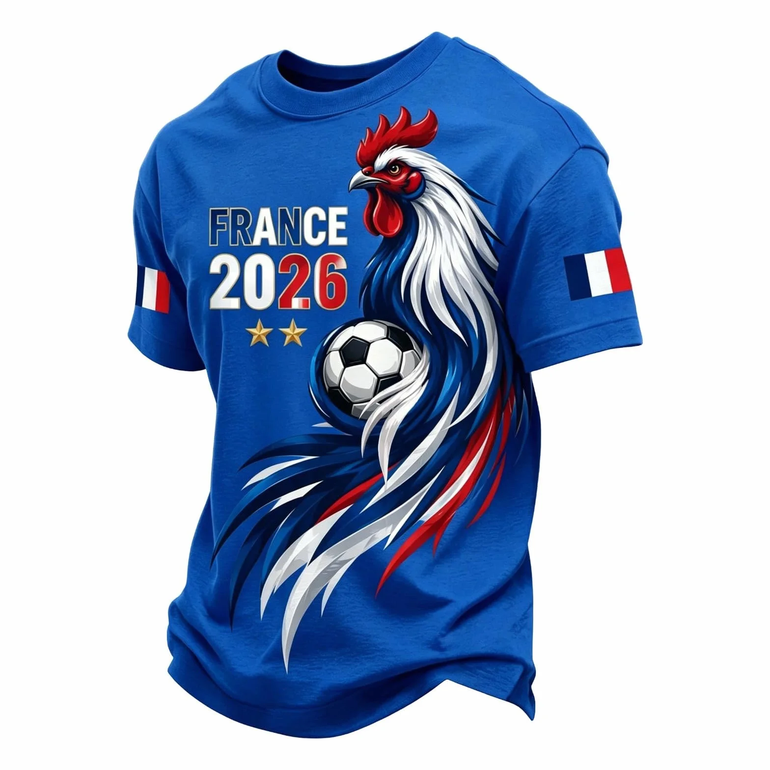 Maillot de Supporter de Football France 2026 Haut décontracté Coupe Classique