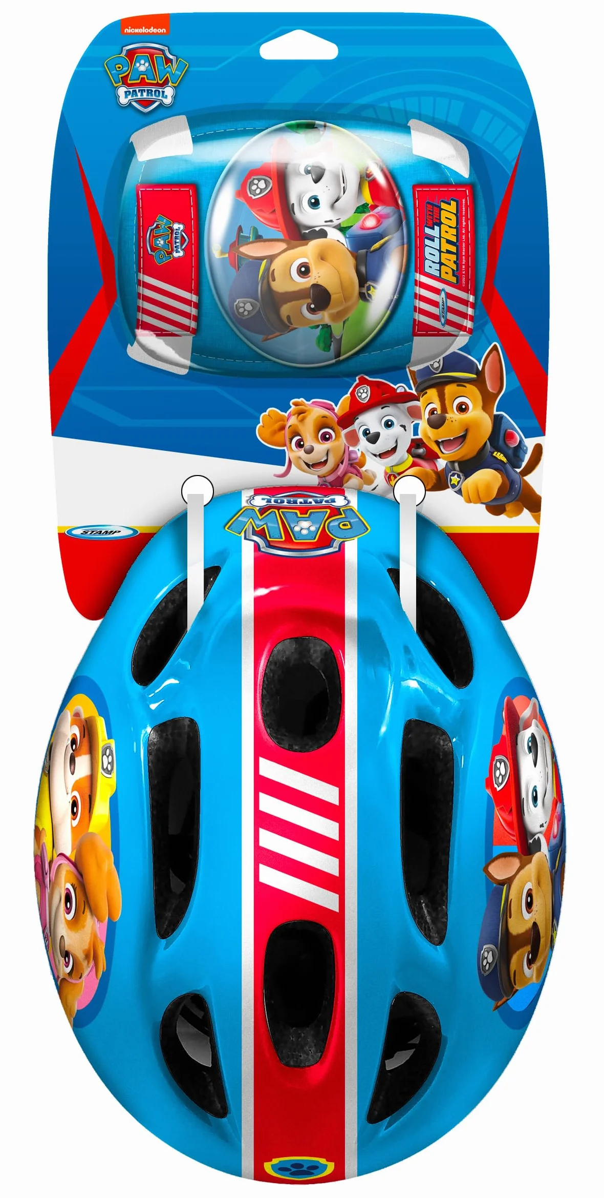 Paw Patrol Combo Casque Genouillères Coudières