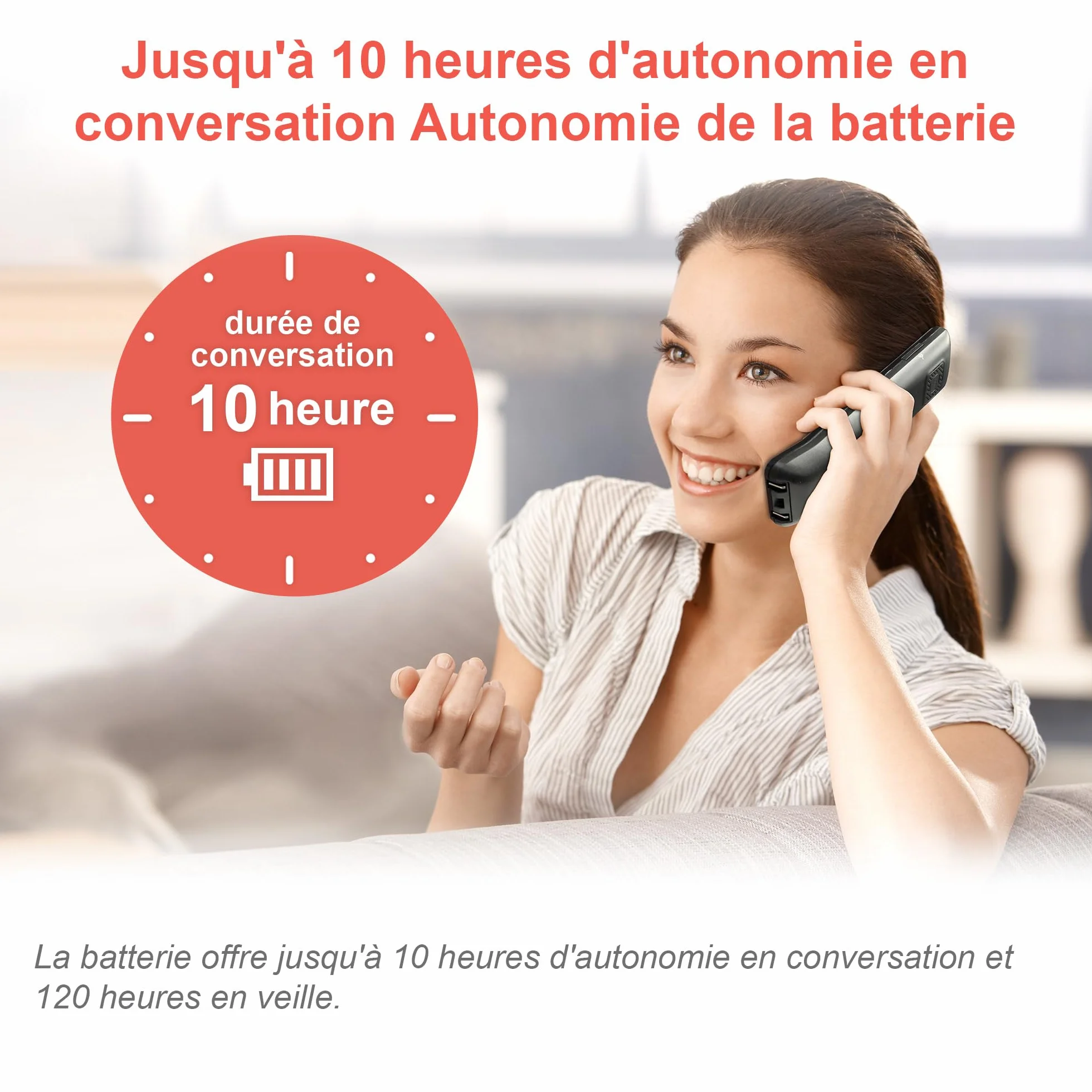 VTech MS3050 Téléphone Fixe sans Fil DECT avec Blocage d'appel, répondeur, Identification de l'appelant/Appel en Attente, amplificateur de Volume, Haut-Parleur Mains Libres, numérotation Rapide