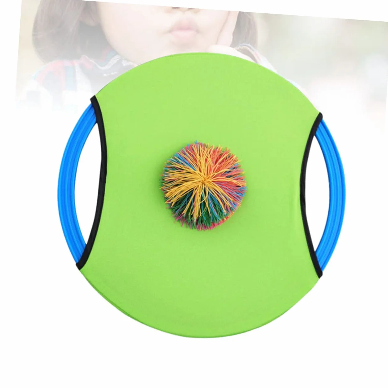 Trampoline Disque Volant pour Enfants 3 Pièces Jeu de Balle en Plein Air