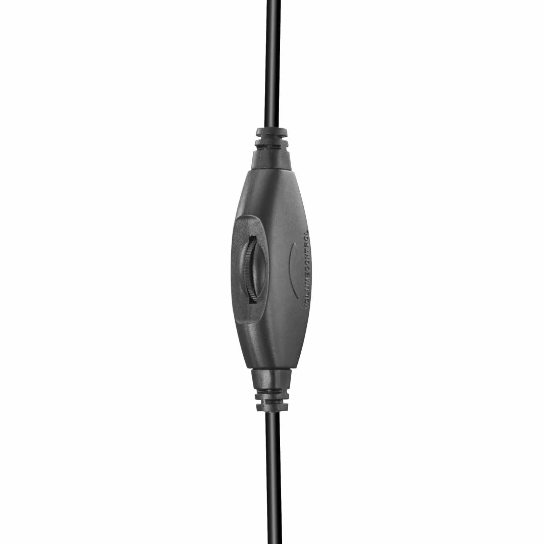 Hama Casque TV Filaire 6m ShellTV II, Circum-aural, Câble Extra-Long, Réglage du Volume Intégré, Jack 3.5 mm, Adaptateur Jack 6.35mm Inclus Plaqués Or, Idéal Hi-FI et Télévision, Noir