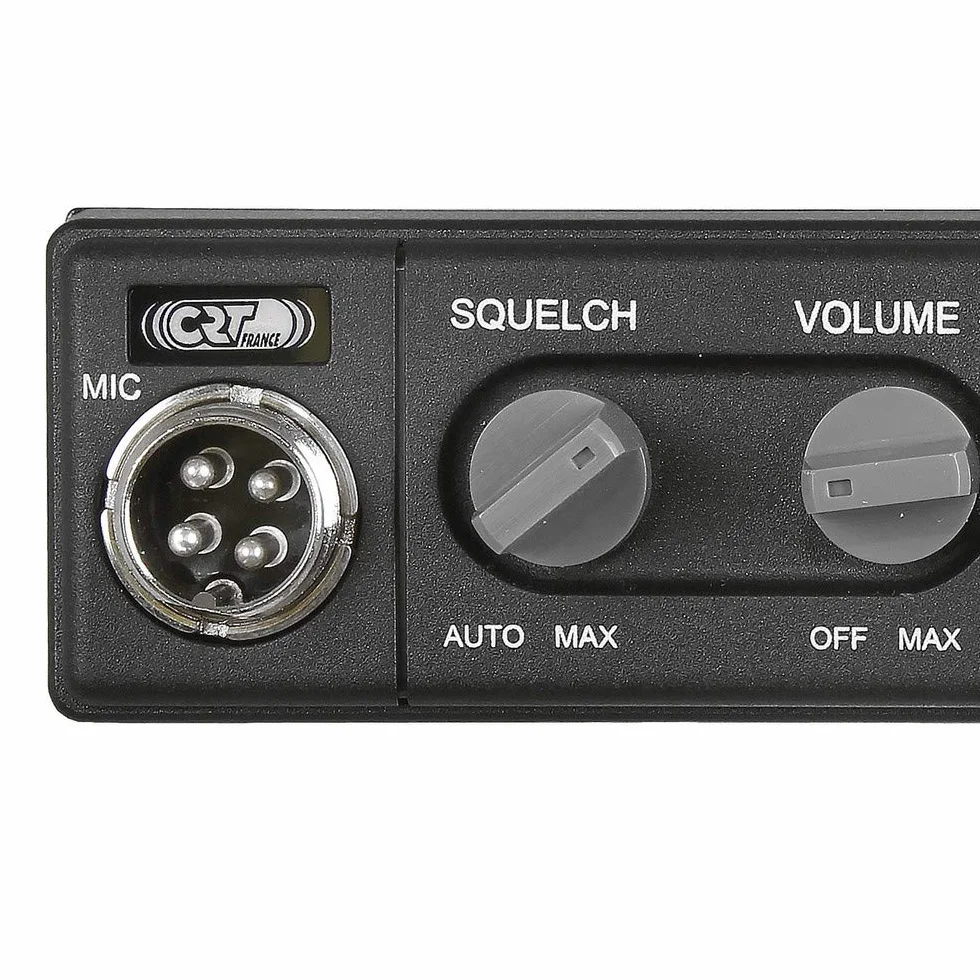 Radio CB CRT S Mini 2, 4W, 12V, AM-FM, ASQ, Gain RF
