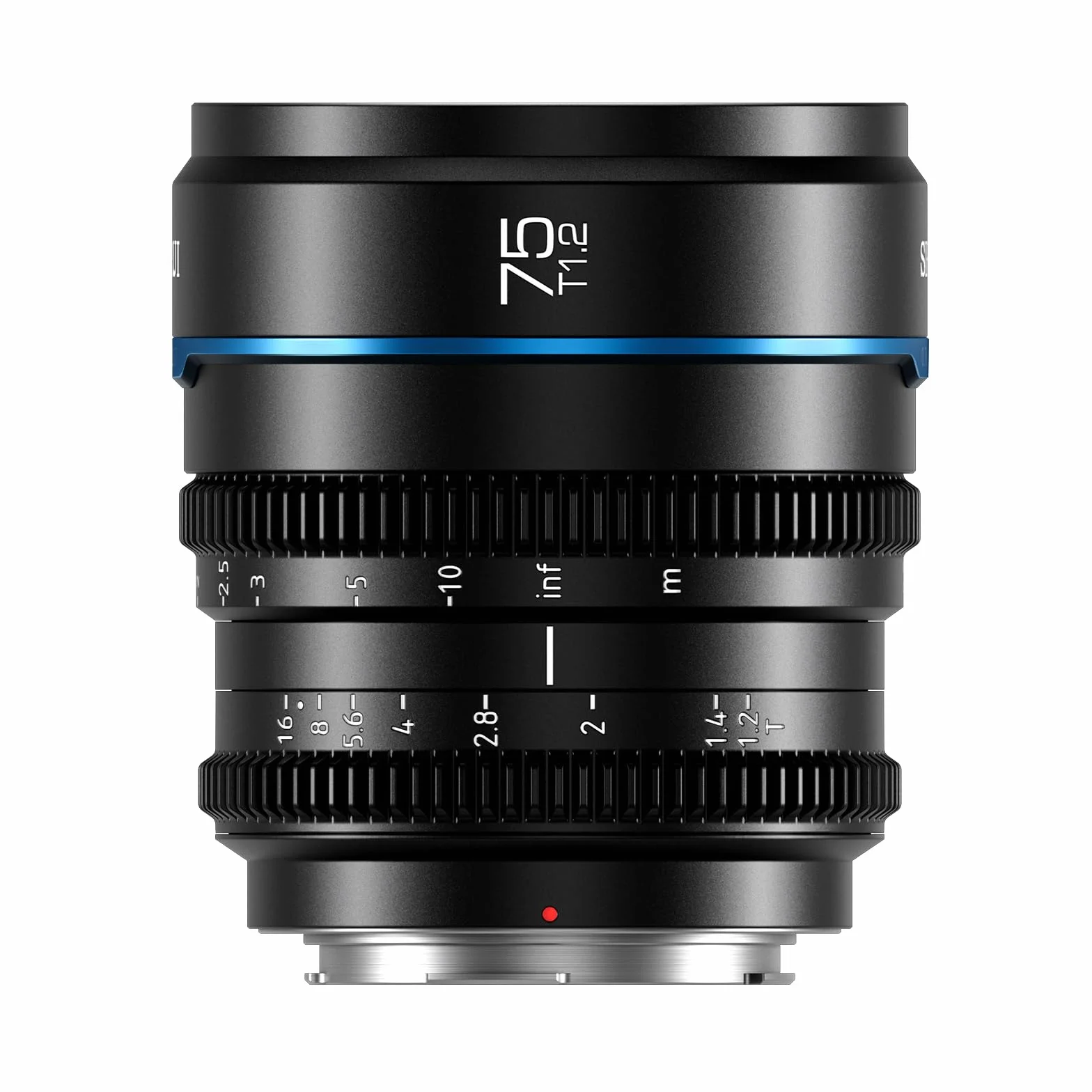 SIRUI Night Walker 75mm T1.2 S35 Objectif Cinéma Manuel Focale Fixe Compact pour Monture X Noir