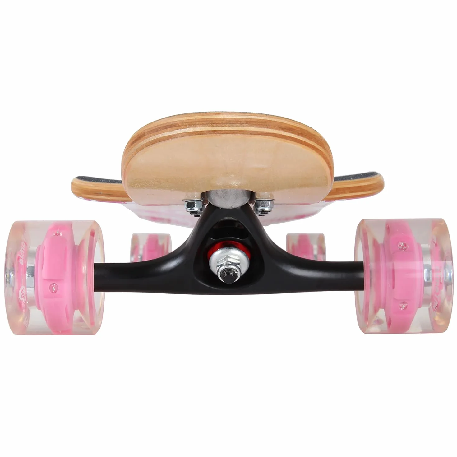 FunTomia Longboard Drop Through Cruiser Skateboard complet avec roulement à billes Mach1 High Speed T-Tool