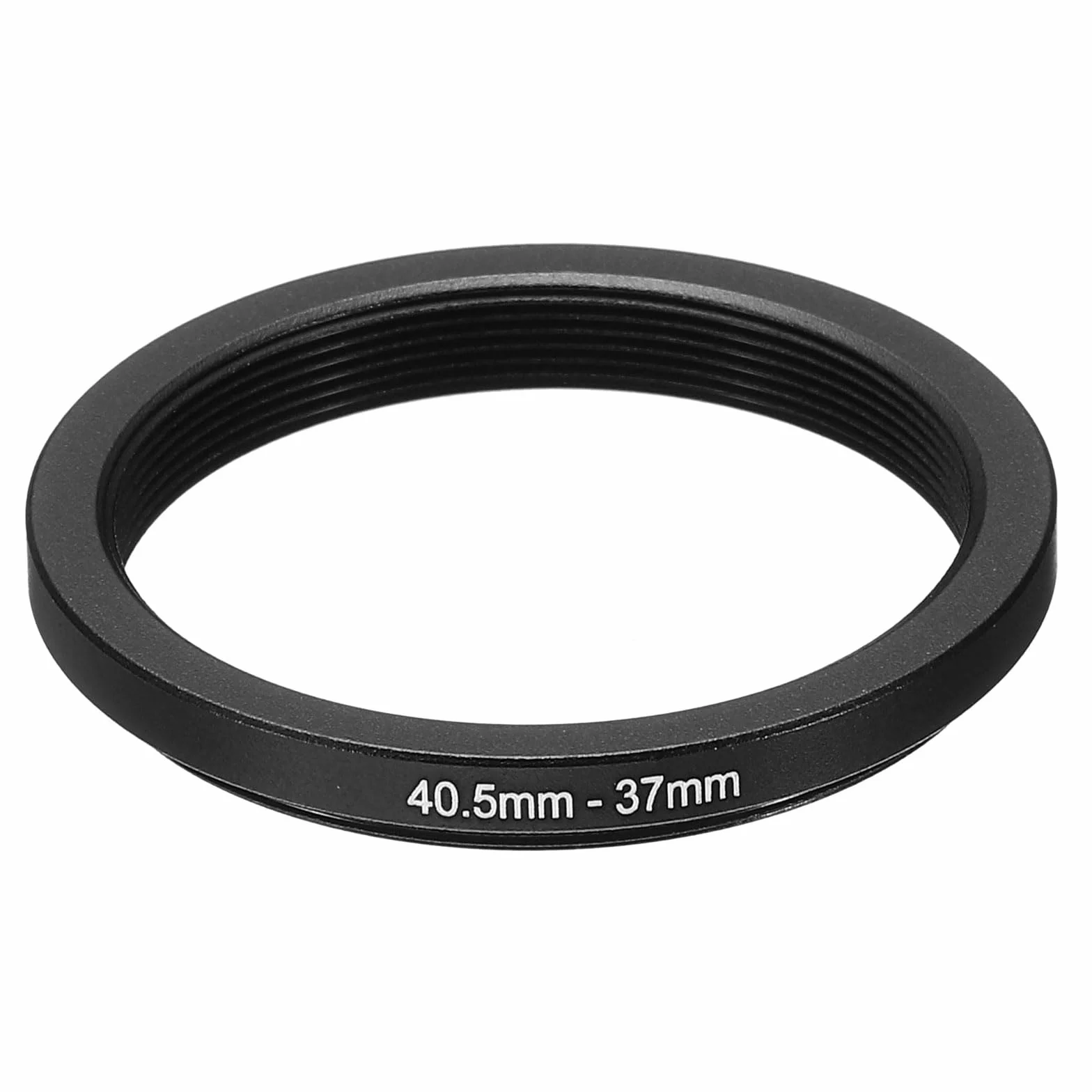 PATIKIL Bague de Réduction en Métal 40,5 mm-37 mm, Adaptateur de Filtre d'Objectif d'Appareil Photo en Aluminium pour Capuchon d'Objectif, Noir