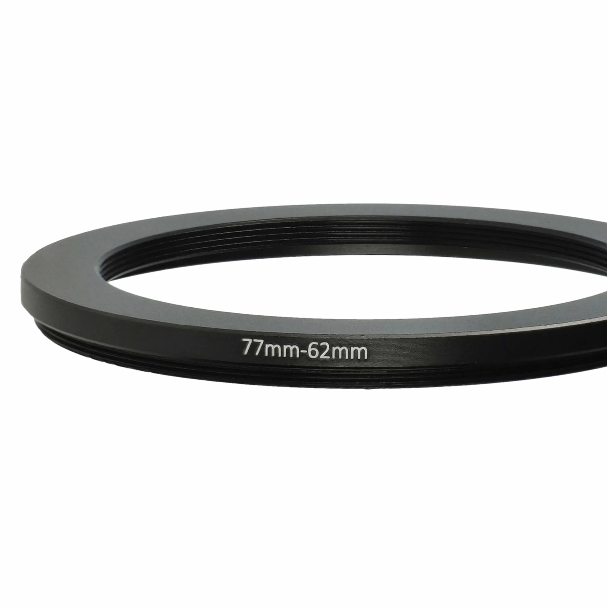 vhbw Bague d'adaptation Step-Down 77 mm vers 62 mm Réducteur métal pour Appareil Photo