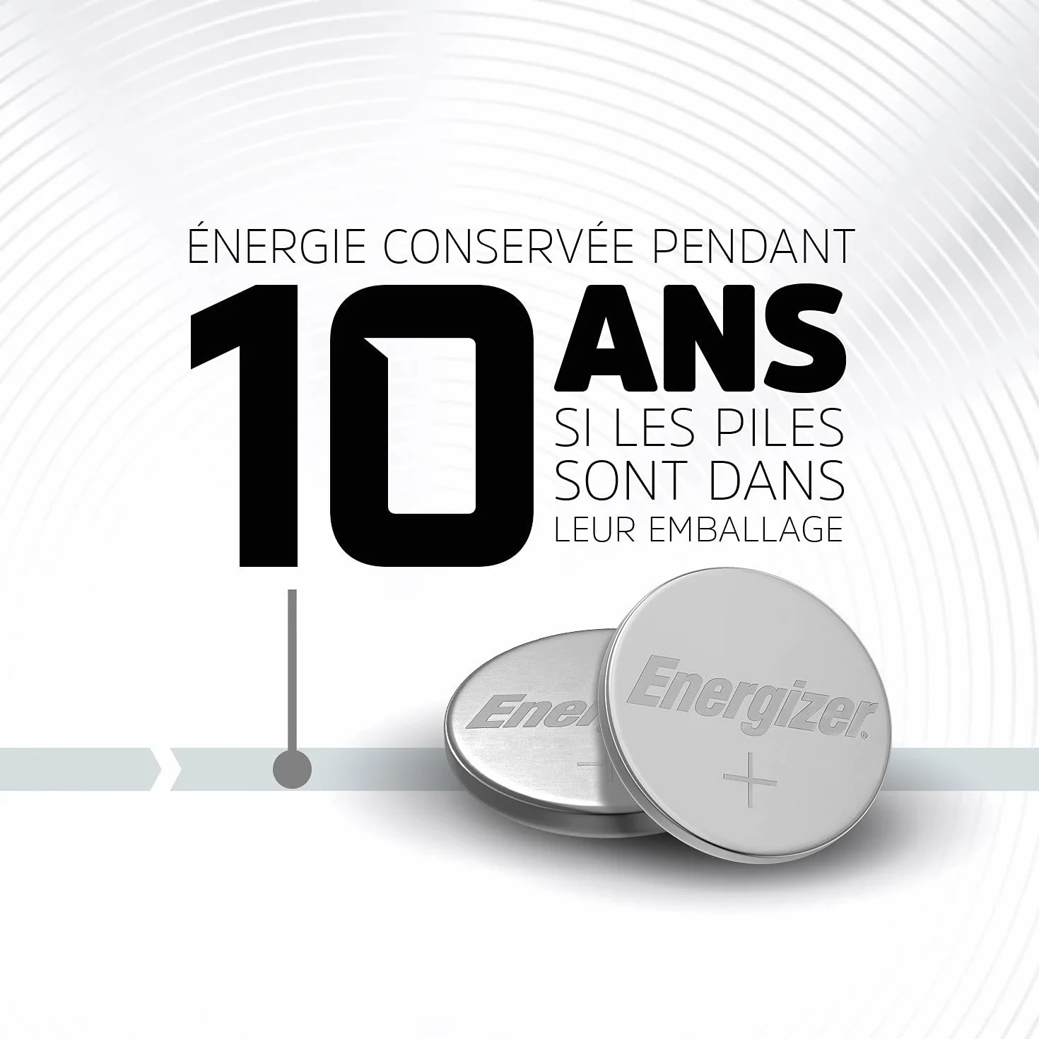 Energizer Lithium - CR 2025 Pile Bouton (Lot de 4) - Piles 3V - pour clés électroniques, et Montres de Sport - Emballage sécurisé - Conservation 10 Ans